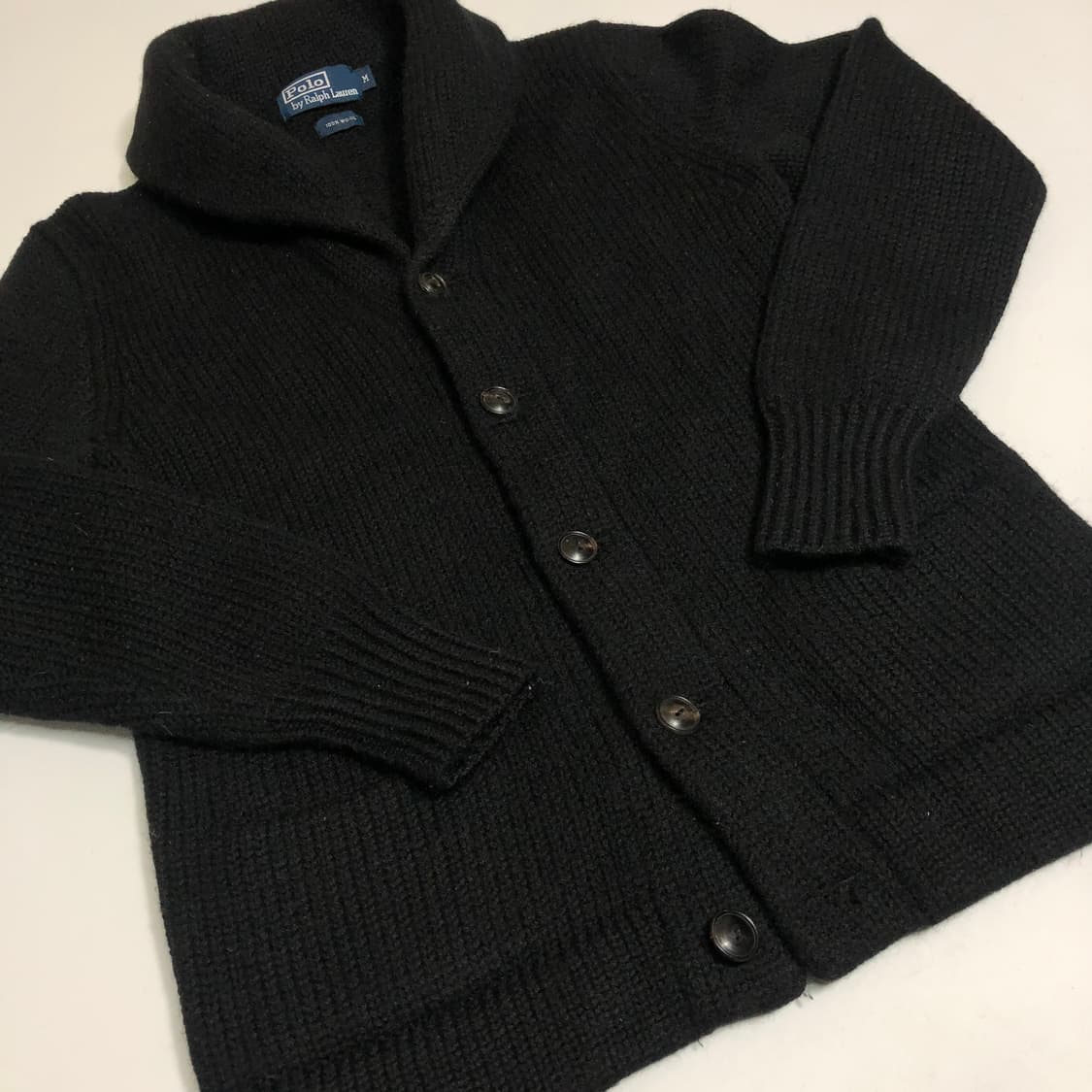 폴로 랄프로렌 숄 카라 가디건 우먼 M 상품이미지5