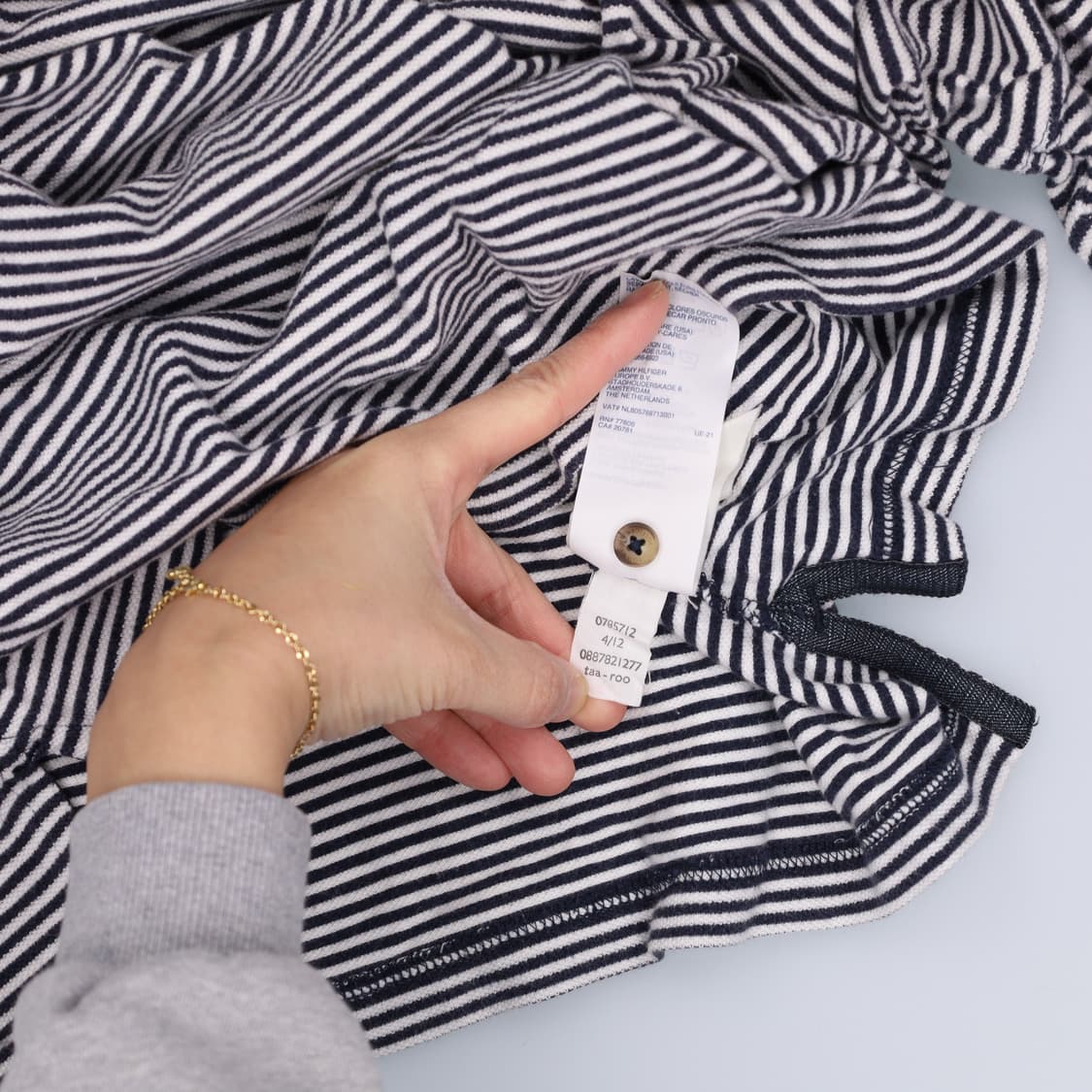 S 타미힐피거 여성 스트라이프 PK셔츠 0313H1 상품이미지4