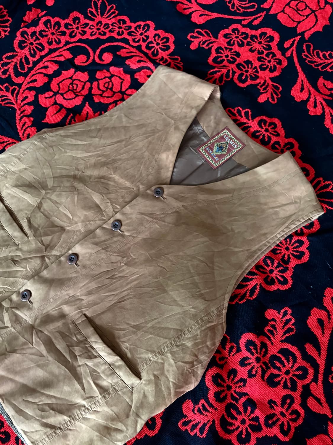 Western mood suede vest 상품이미지2