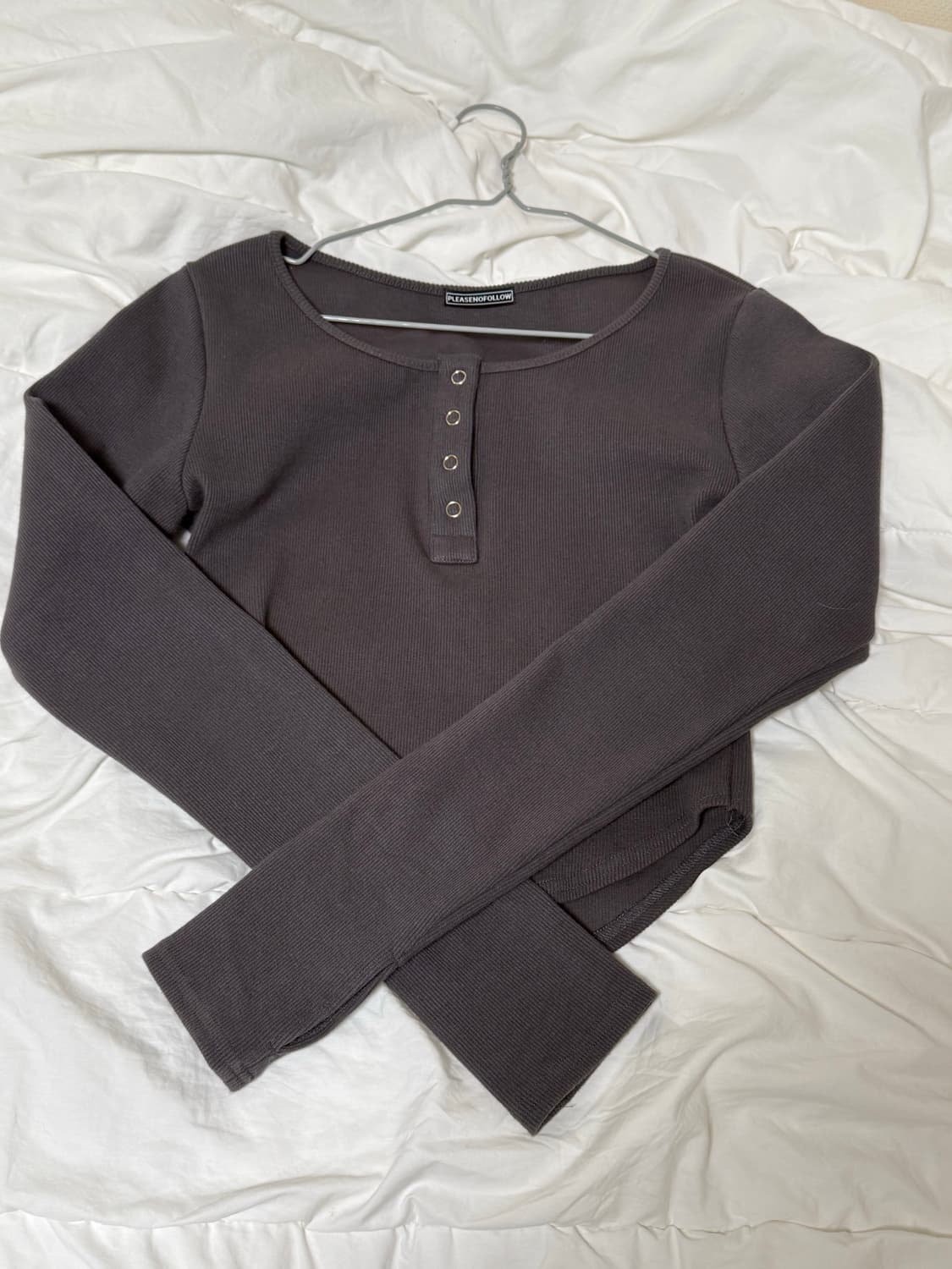 플노팔 제니탑 긴팔 챠콜  상품이미지2