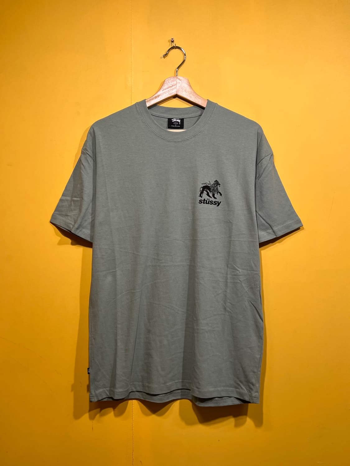 [S,실측XL]스투시 Rasta Lion Logo 반팔티 데드스탁 상품이미지2