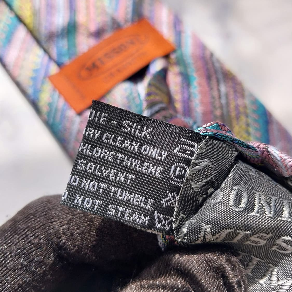 미쏘니 넥타이 퍼플 멀티 스트라이프 10cm A+등급 K2204
 상품이미지10