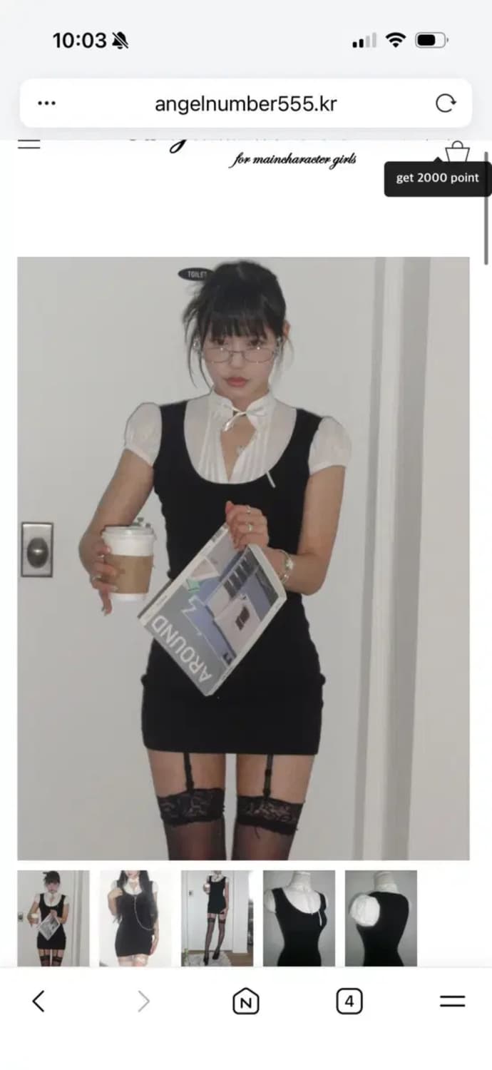 엔젤넘버555 걸후드 원피스 Eternal girlhood dress 상품이미지2