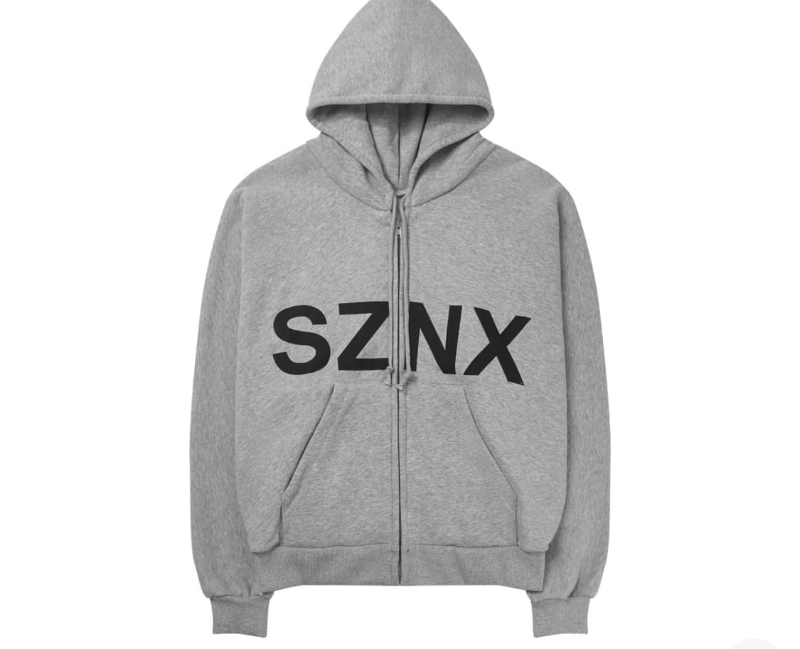 이지 HD-10 그레이 sznx 후드집업 상품이미지1
