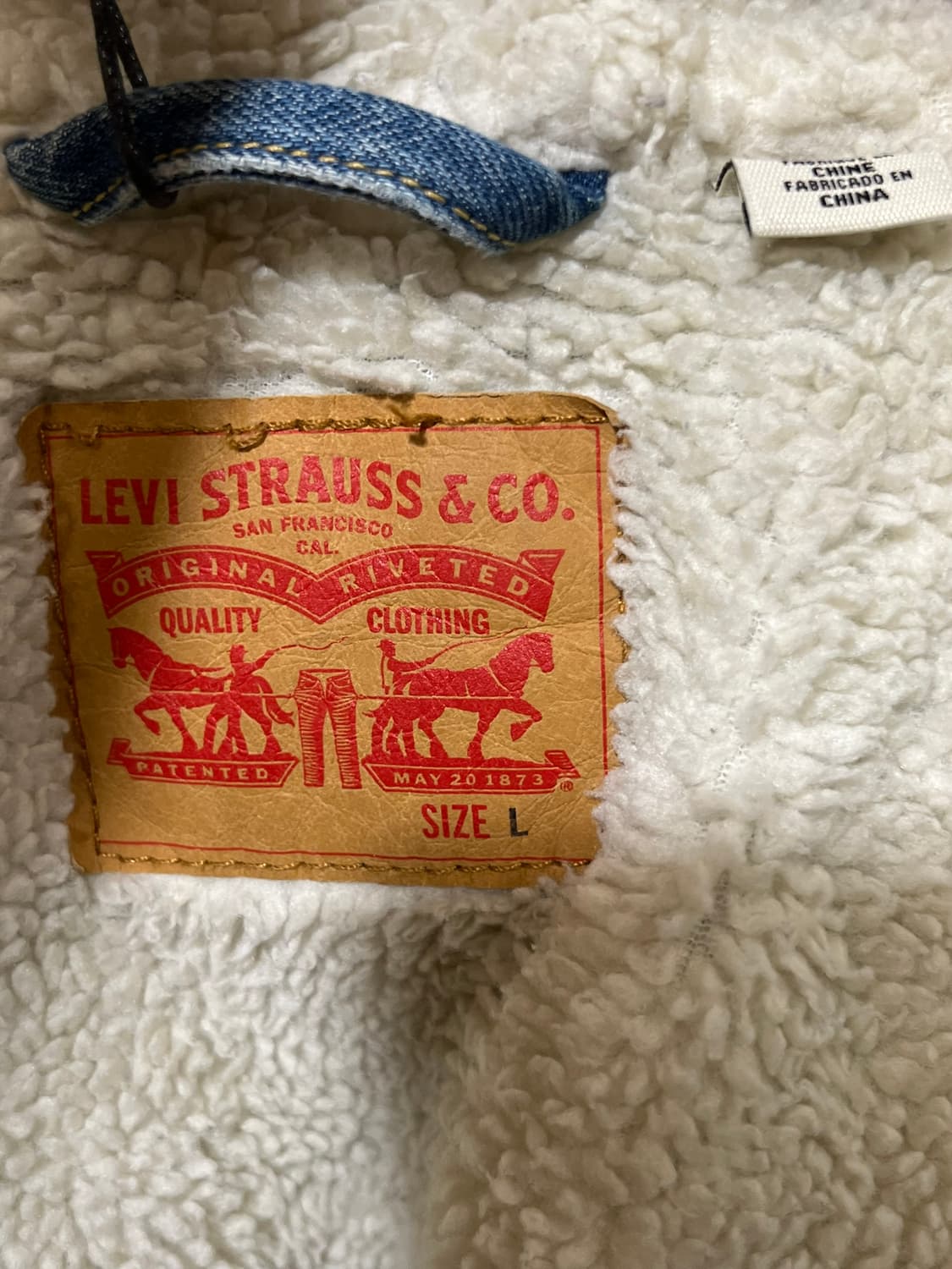 [L] 리바이스 타입3 쉐르파 트러커 데님 자켓 상품이미지7