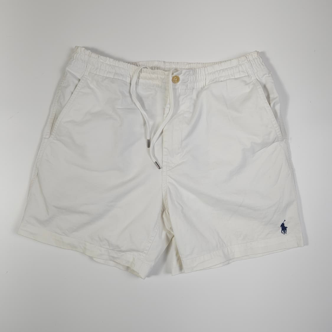 폴로 랄프로렌 화이트 면 반바지 상품이미지1