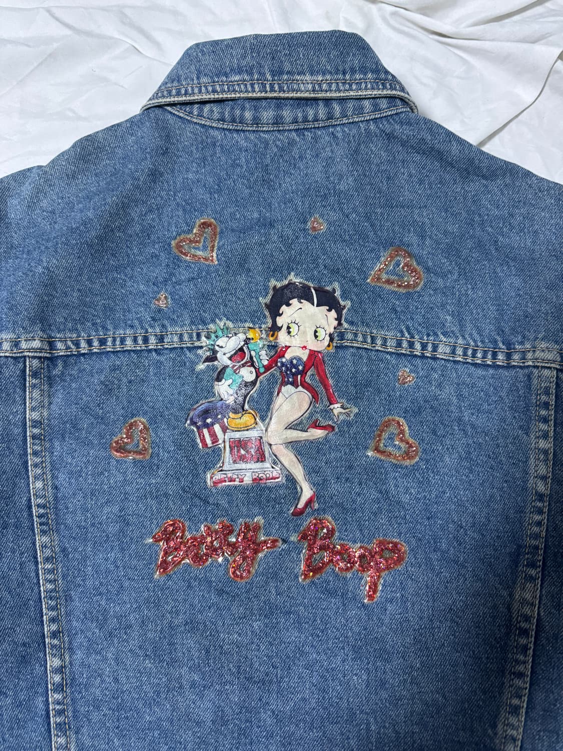 베티붑 커스텀 데님 자켓 y2k 상품이미지4