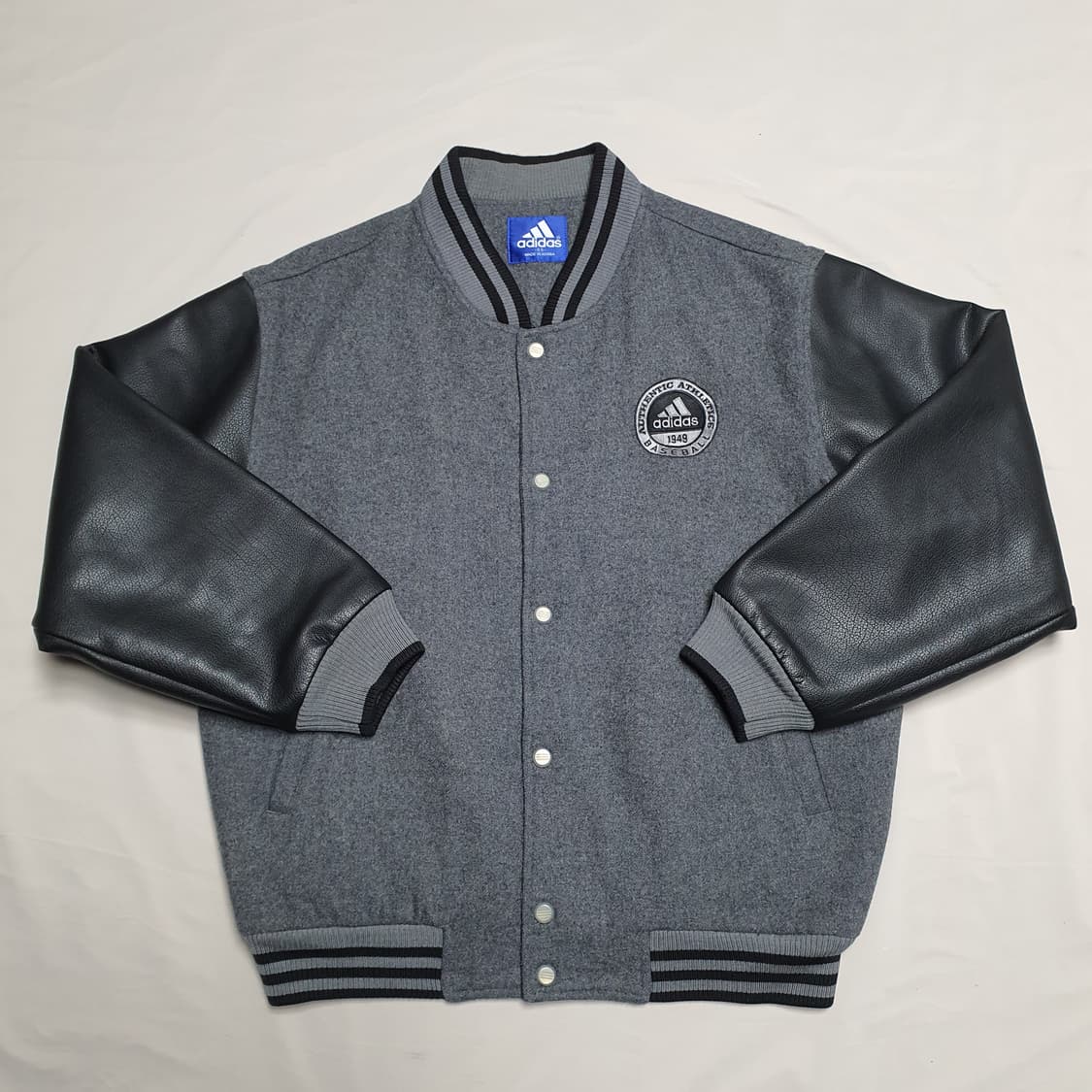 95M)아디다스 90's 올드스쿨 빈티지 울 바시티자켓 상품이미지1