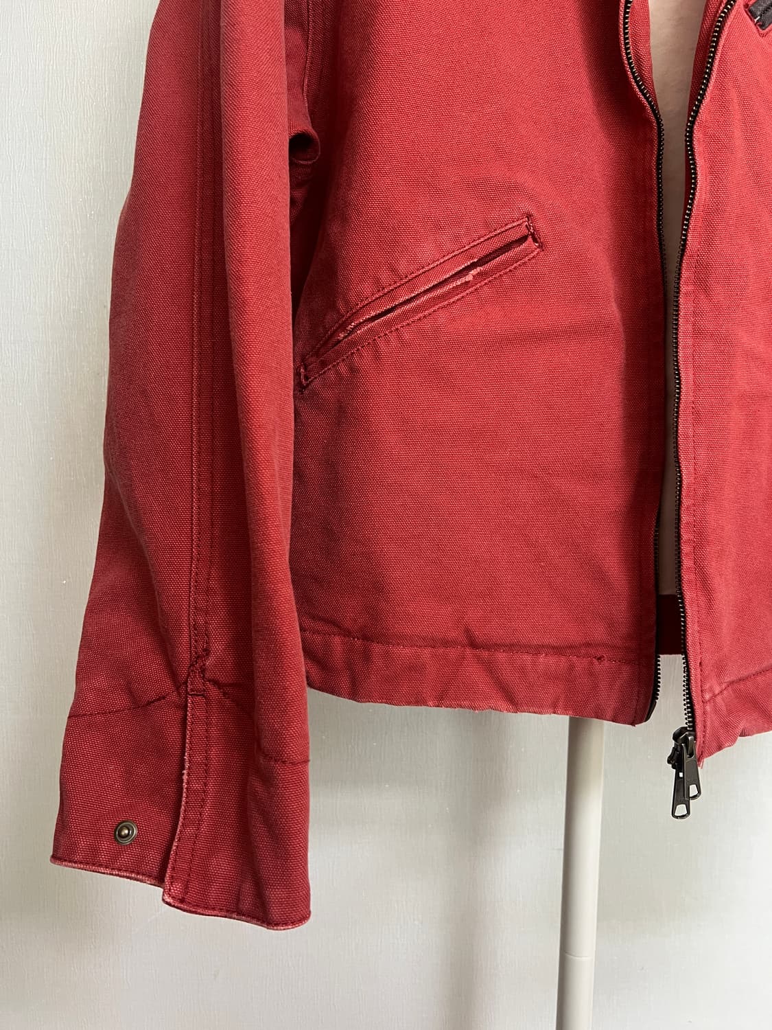 유니폼브릿지 24FW 캔버스 워크 자켓 레드 XL 상품이미지3