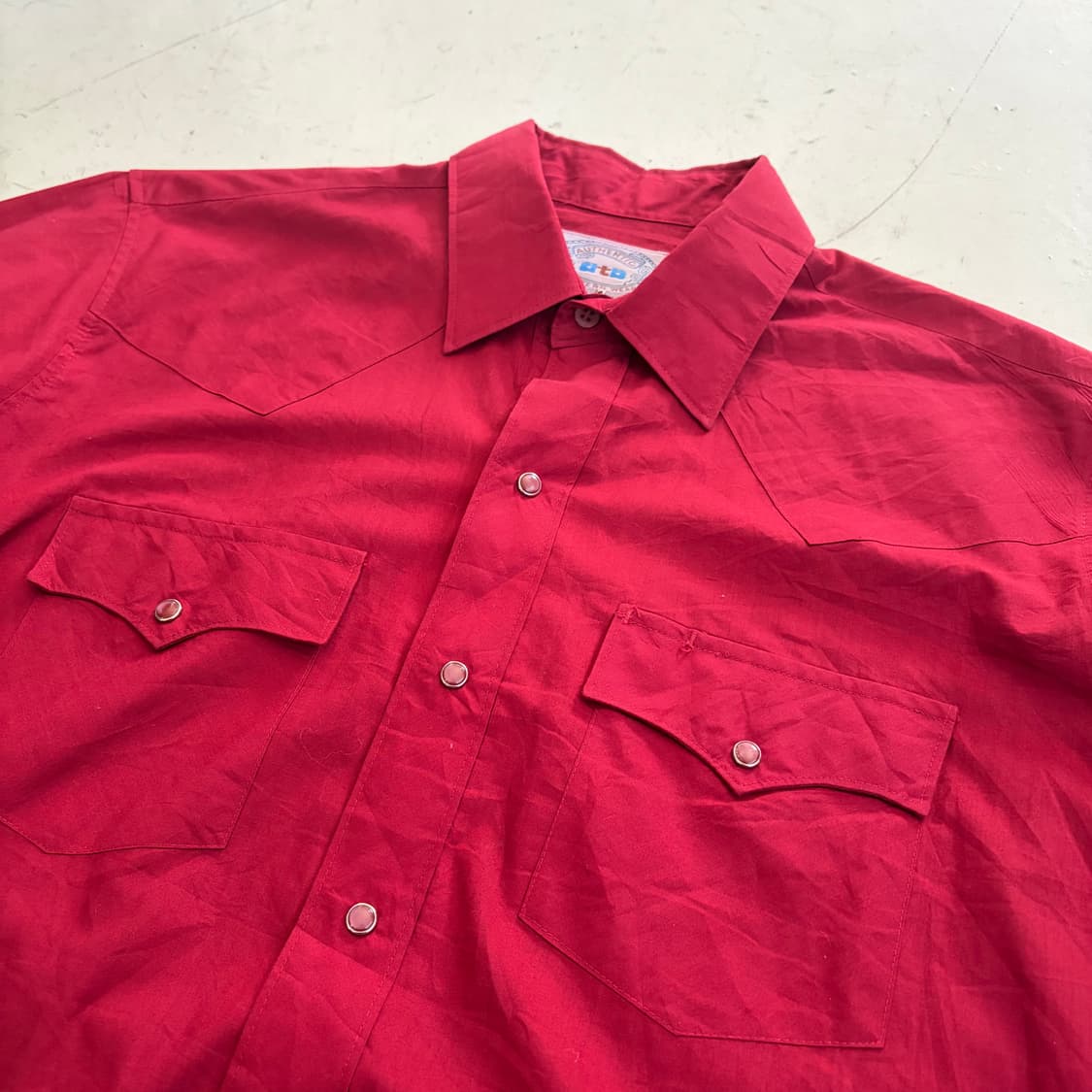 70s OG 빈티지 웨스턴 셔츠 L 상품이미지4