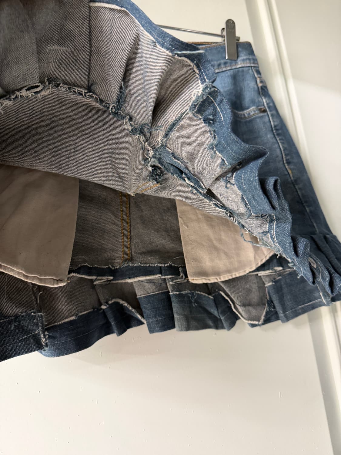 일본빈티지 리바이스 프릴 청치마 상품이미지8