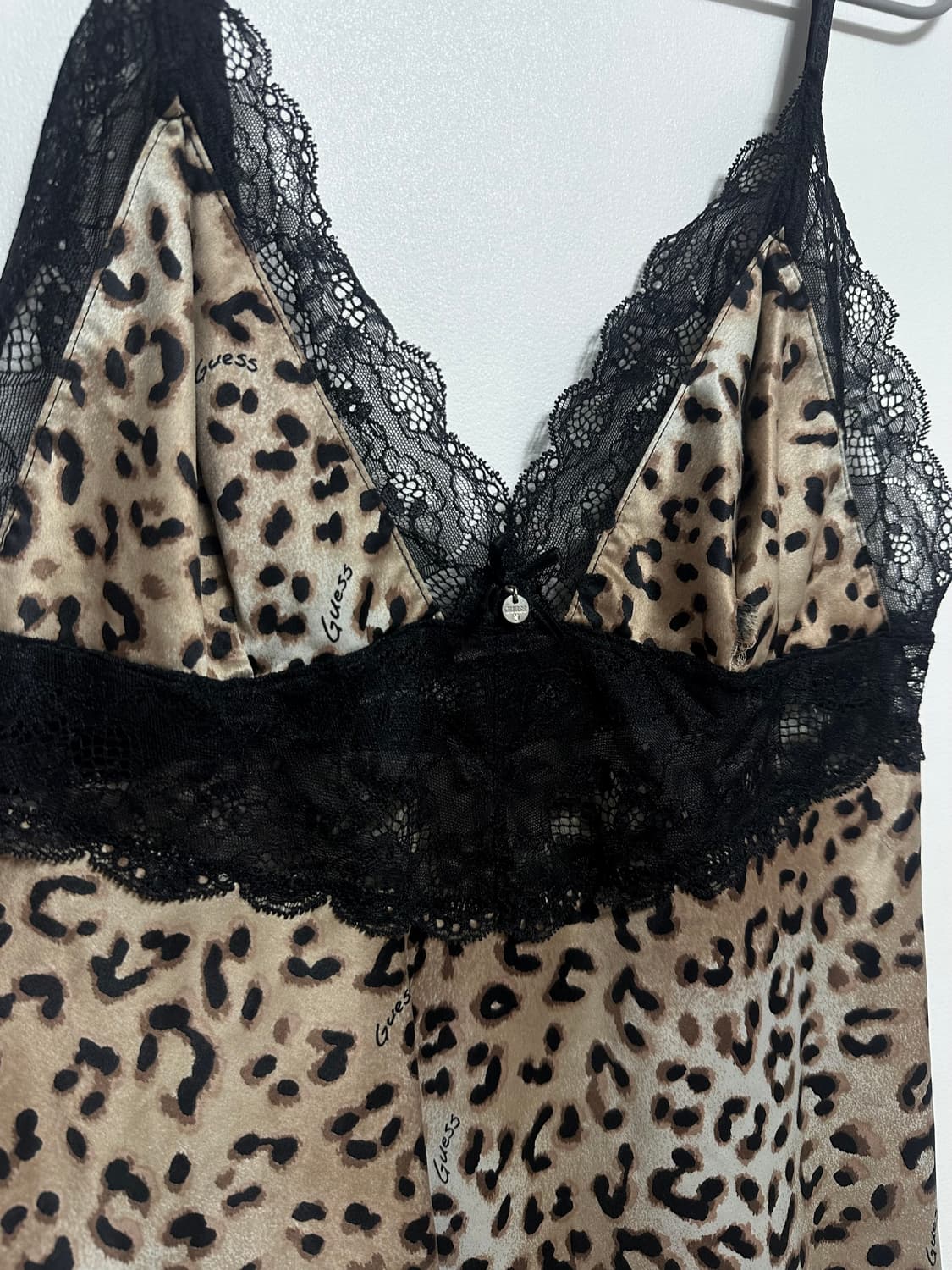 게스 갸루 호피 슬립 원피스 상품이미지2