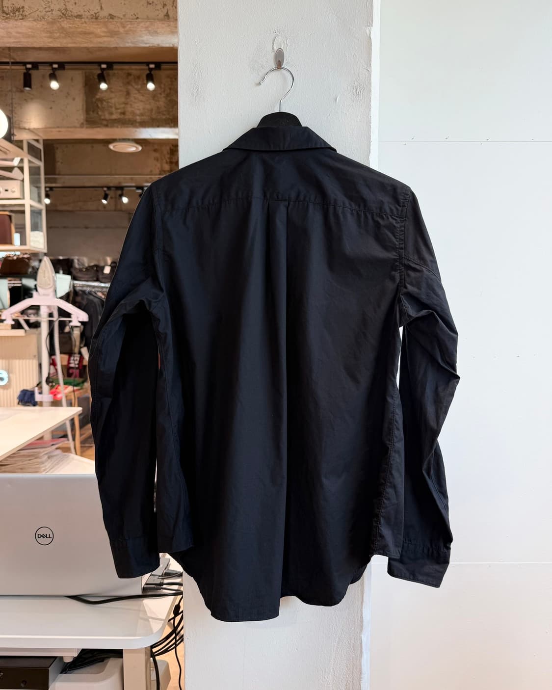 꼼데가르송 블랙 AD2017 핀턱 라운드 셔츠  상품이미지7