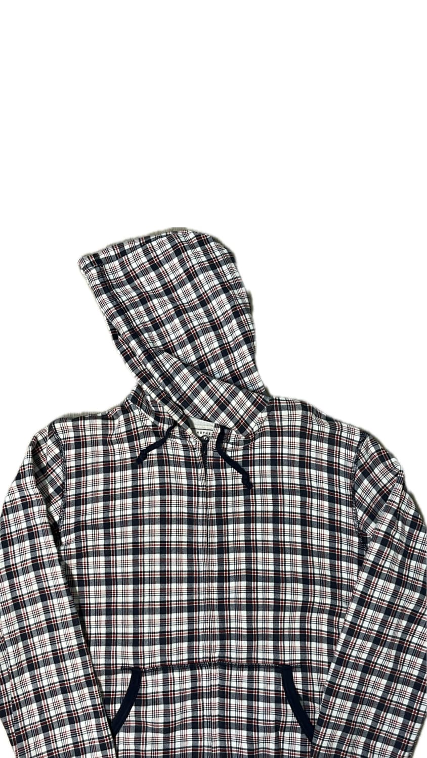 올드 유니클로 체크 후드집업 상품이미지6