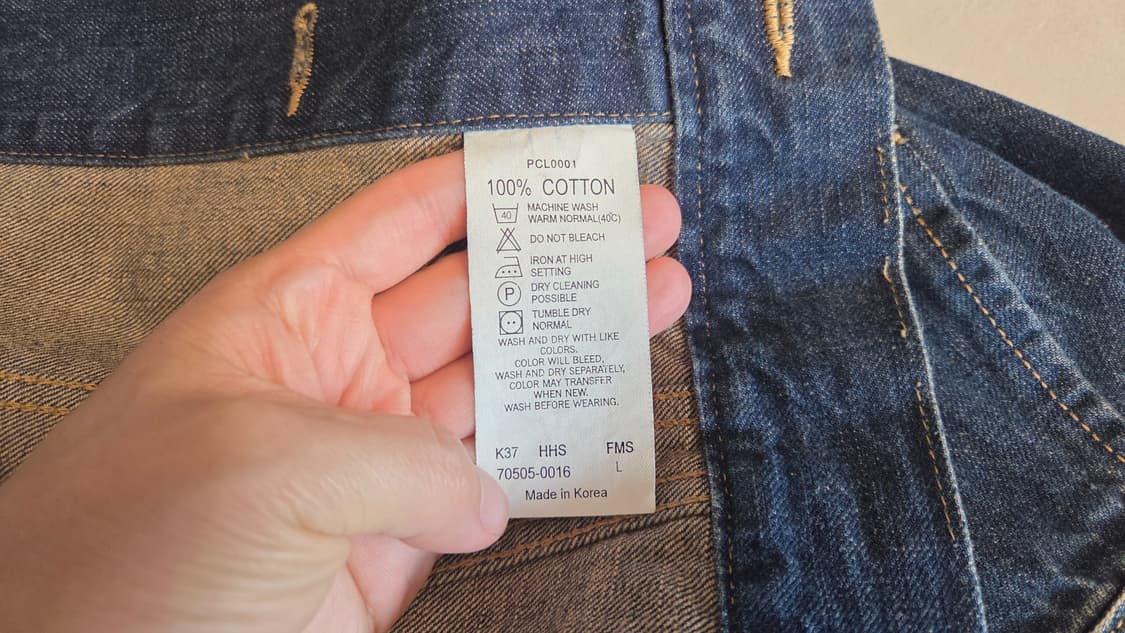 리바이스 90's  워싱 디스트로이드 데님 자켓 상품이미지5