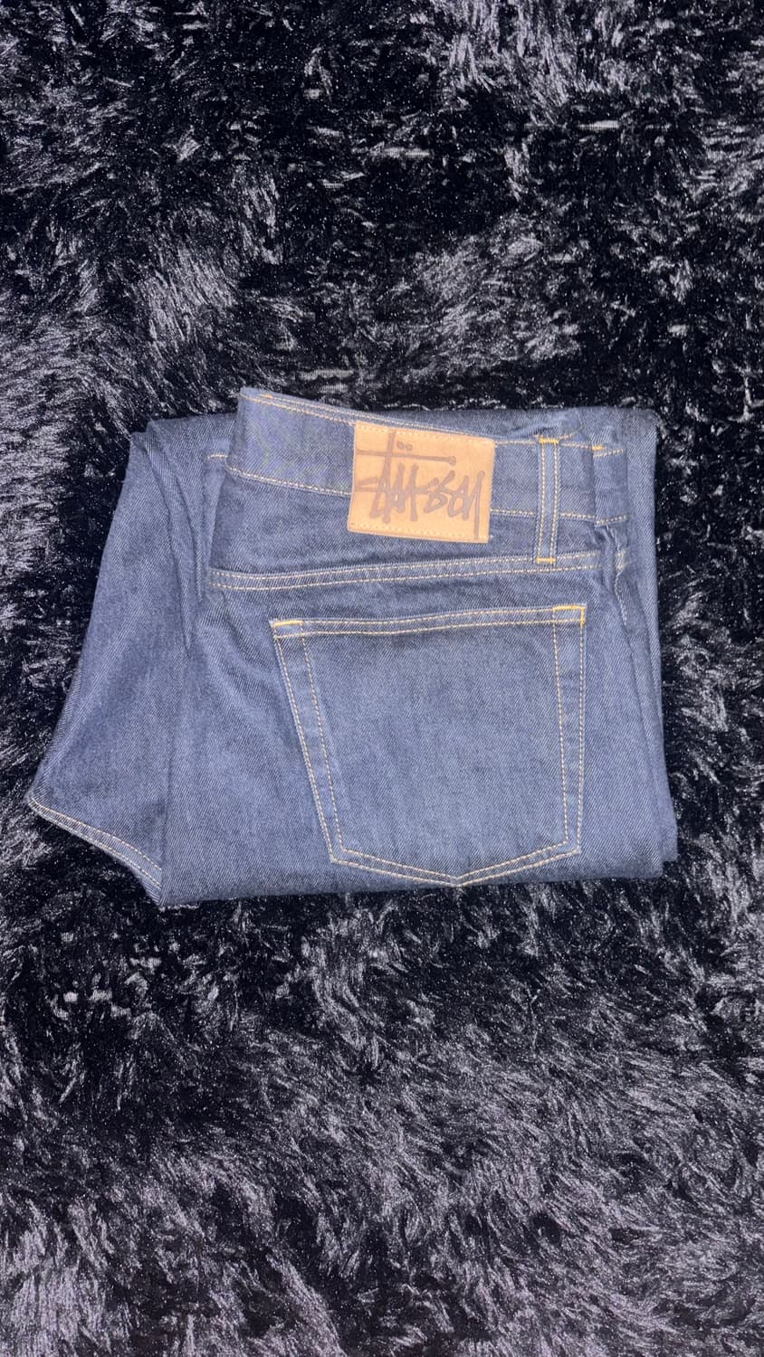 스투시 데님 빅 올 진 린스드 인디고 상품이미지7