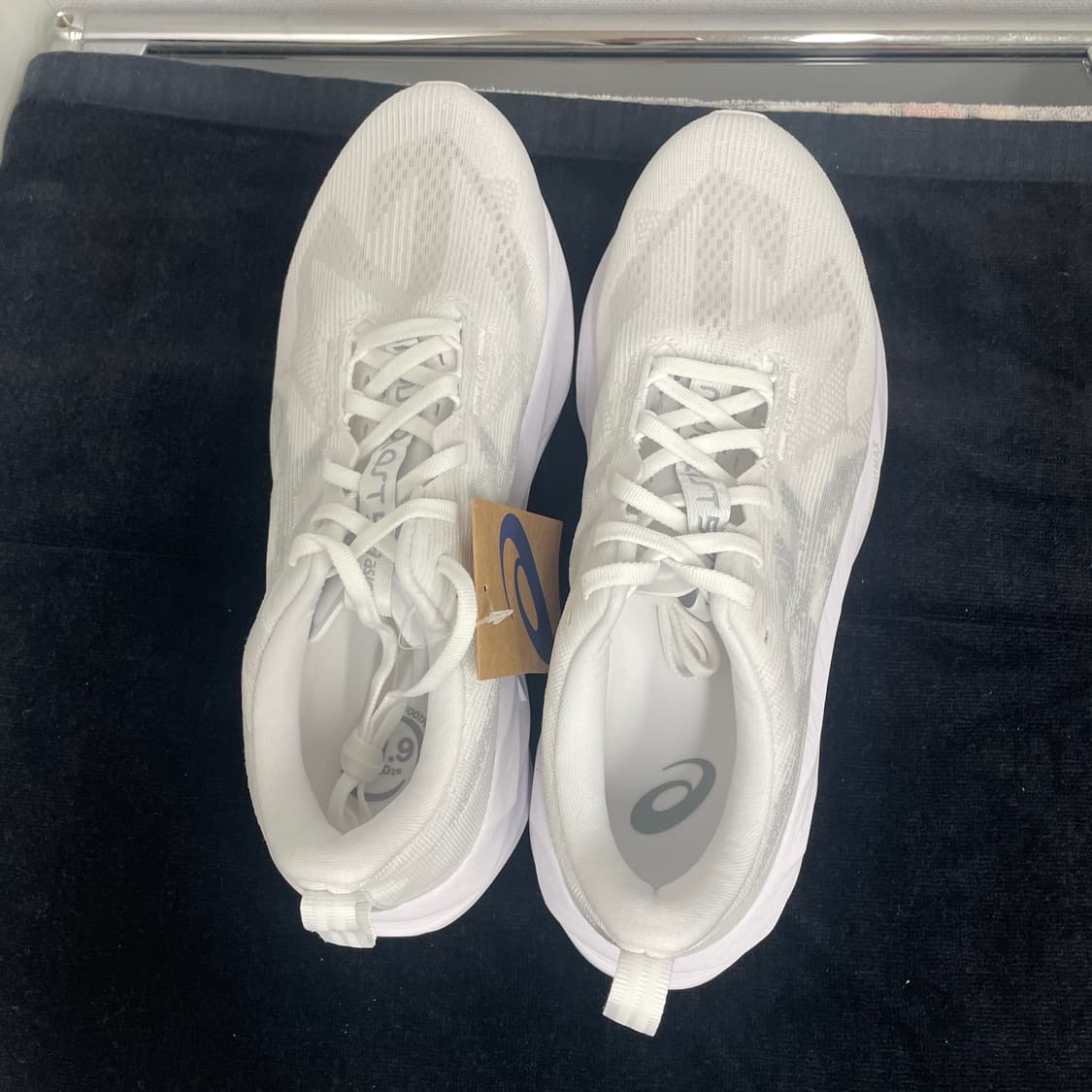 아식스 노바블라스트5 화이트 피드몬트/그레이 275 상품이미지5