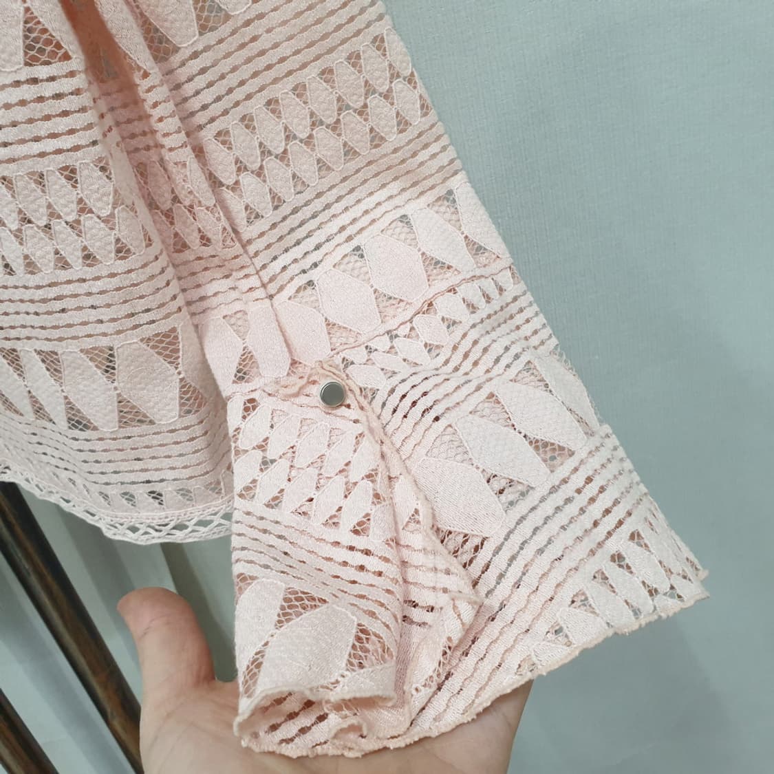 잇미샤 시스루 레이스 블라우스 44 상품이미지5