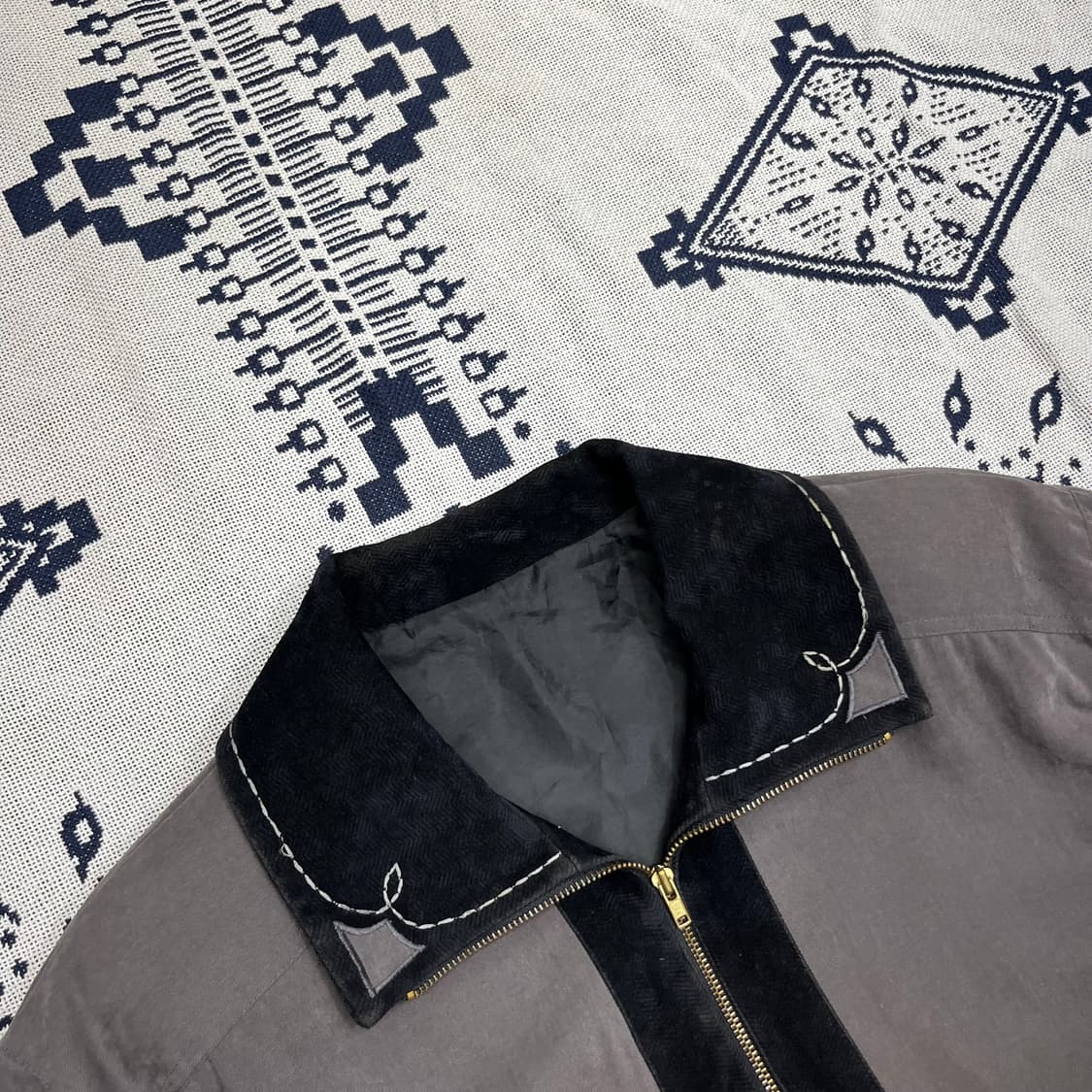 [M] VTG JPN 웨스턴 패턴 자켓 상품이미지4