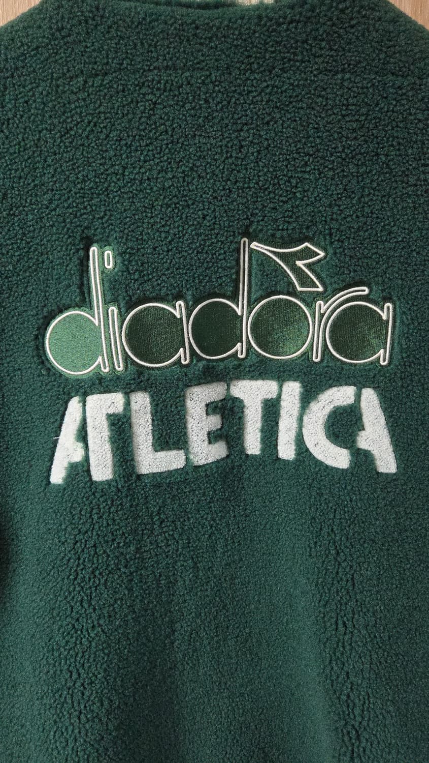 (착샷) 디아도라 아틀레티카 플리스 봄버 자켓 바시티 상품이미지5