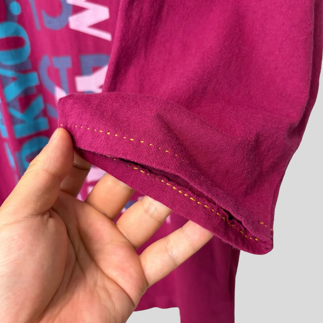 (L)Fruit of the Loom 프룻오브더룸 7부 티셔츠 상품이미지5