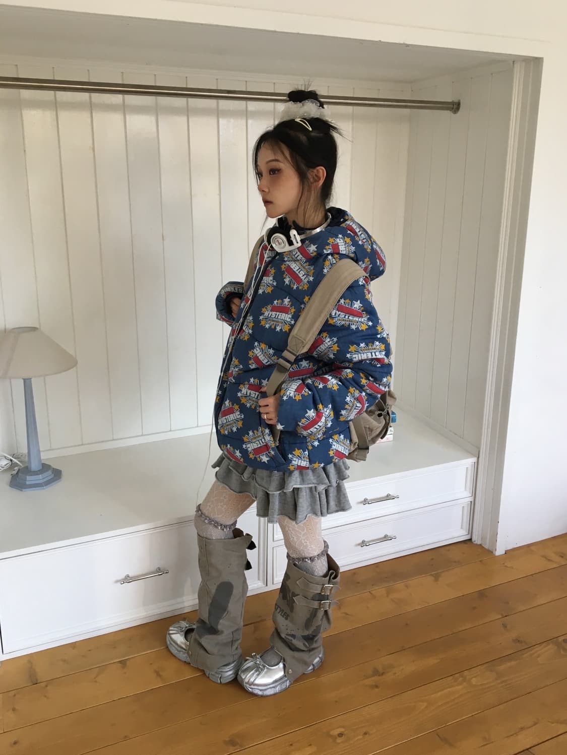 히스테릭글래머 데님 패치 패딩 상품이미지6