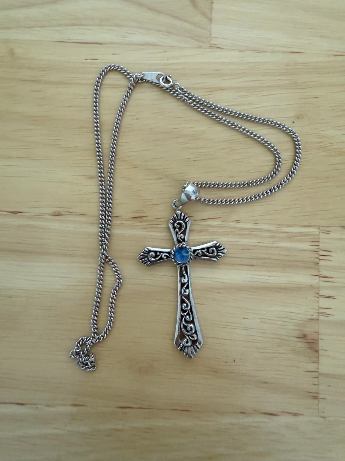925 silver cross 목걸이 상품이미지1