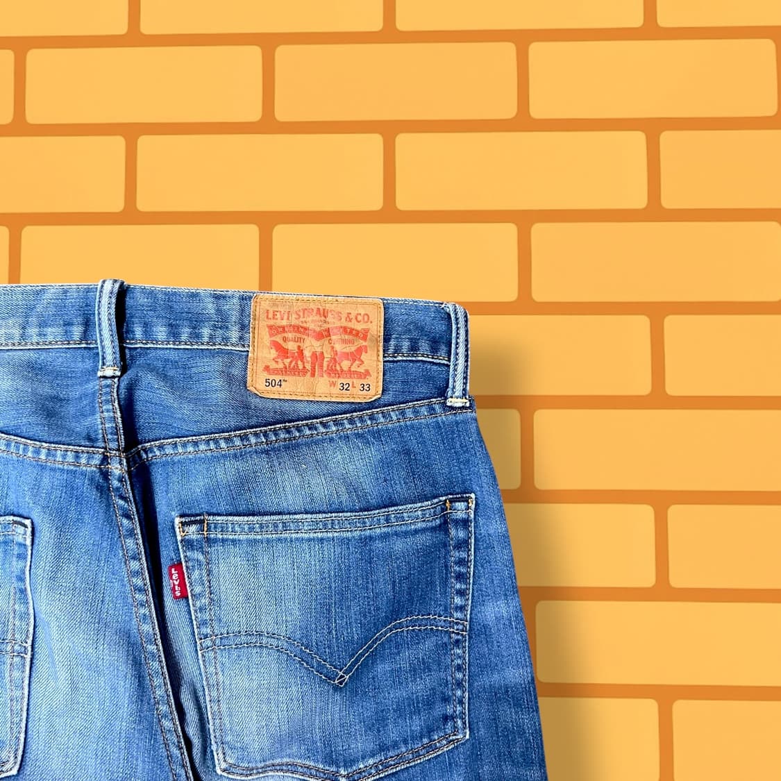 00s 리바이스 504 데님 팬츠 (33) 상품이미지4