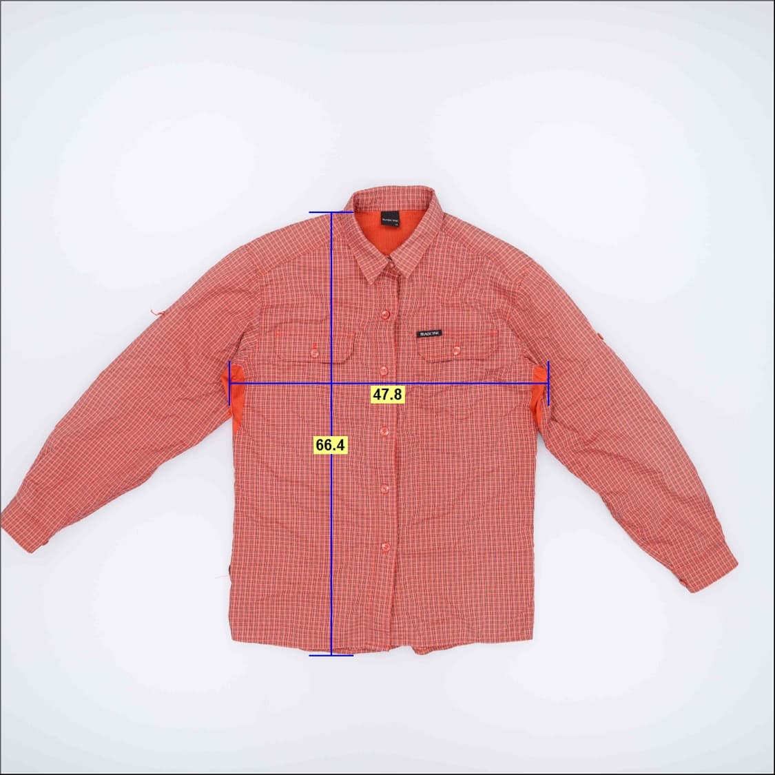 [95] 블랙야크 등산복 체크 셔츠 1216H1 상품이미지5