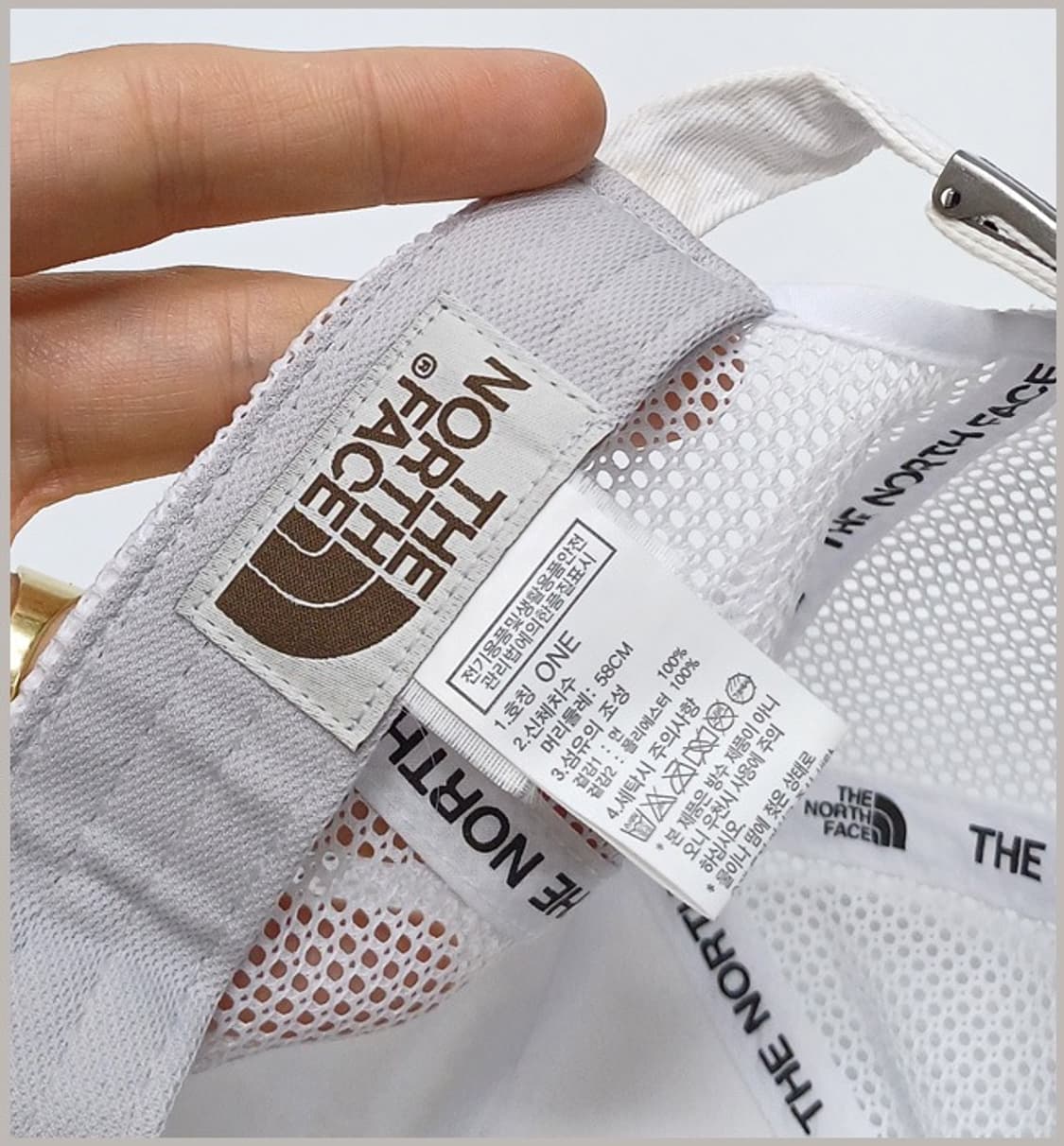 노스페이스 정품 메쉬캡 야구모자 J-605 상품이미지6