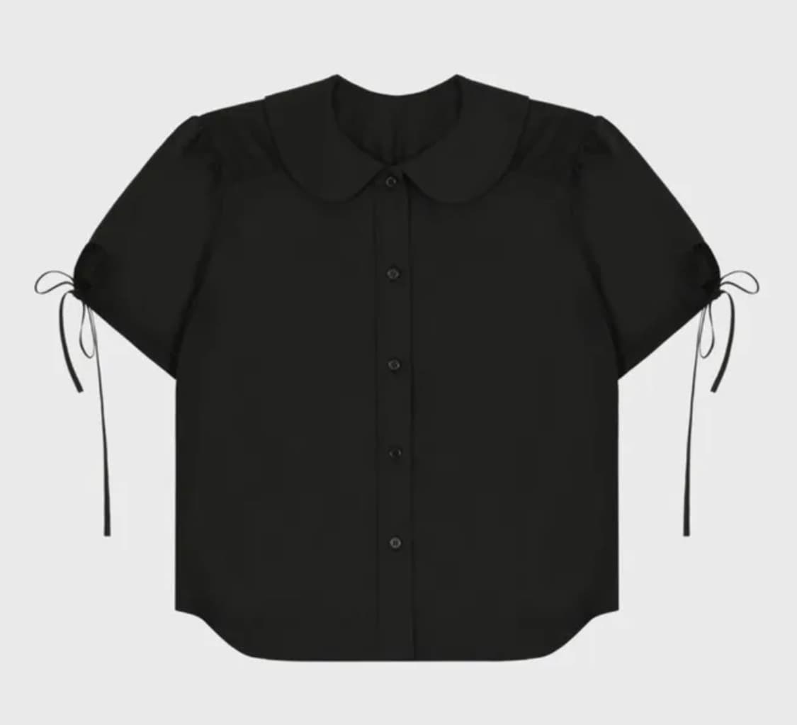 COSMOSS puff peter pan collar shirt 상품이미지2