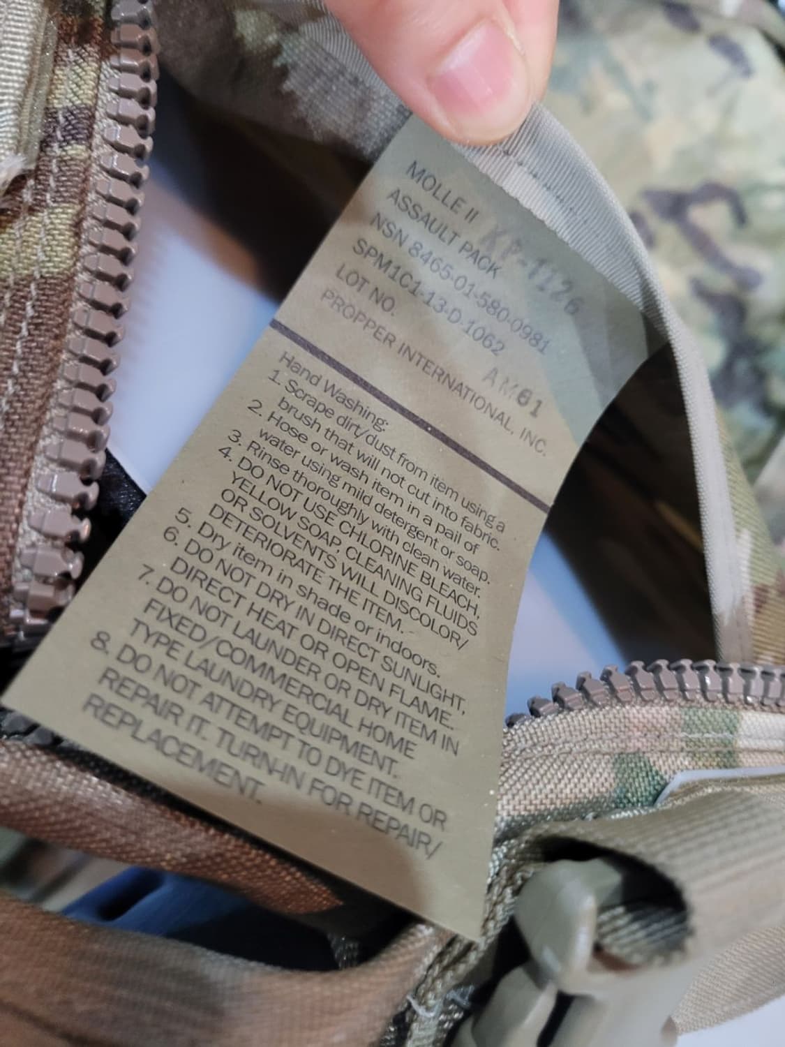 미군 멀티캠 어썰트 배낭 상품이미지4