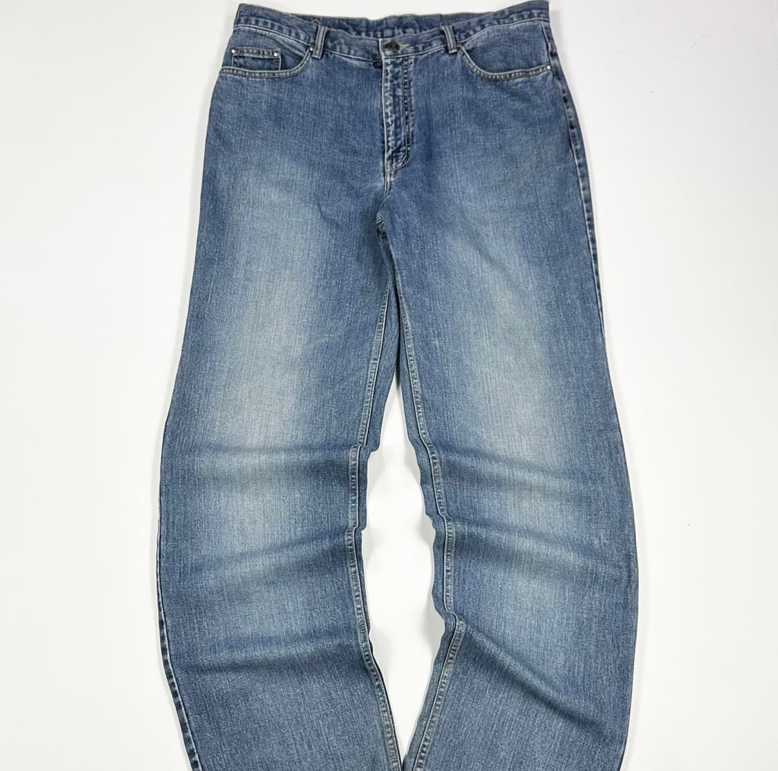 36 미쏘니 MISSONI 루즈핏 세미 와이드 데님팬츠 상품이미지2