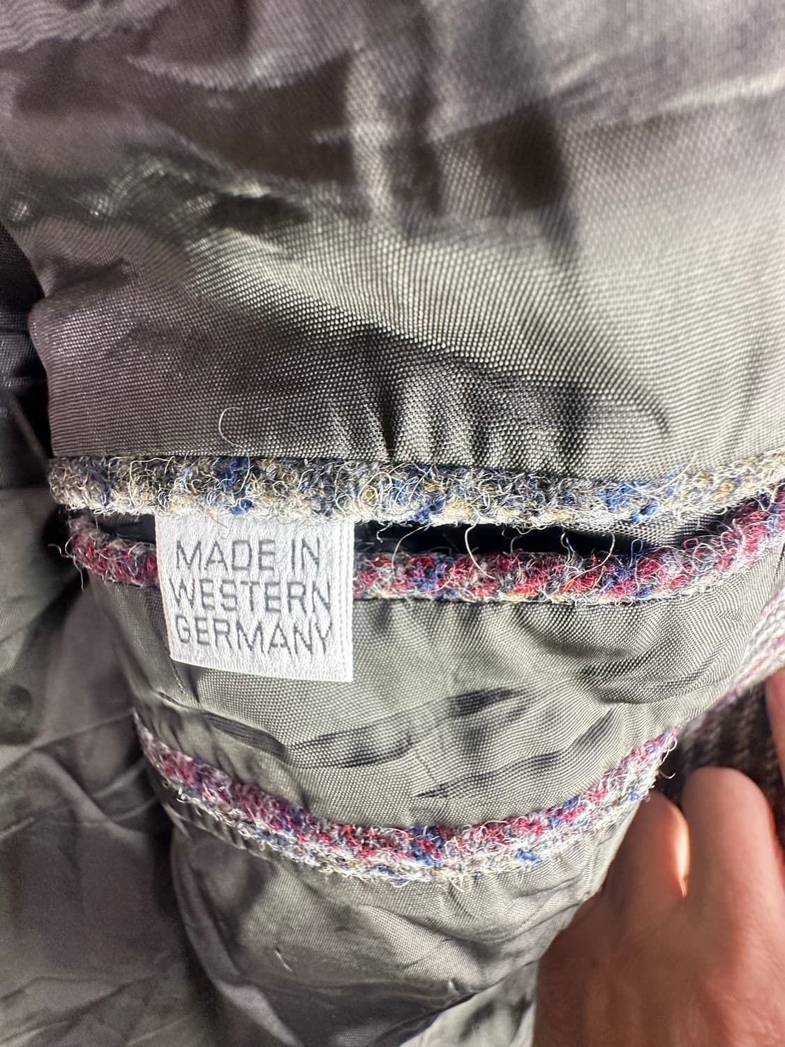  해리스 트위드 헤링본 자켓 상품이미지5