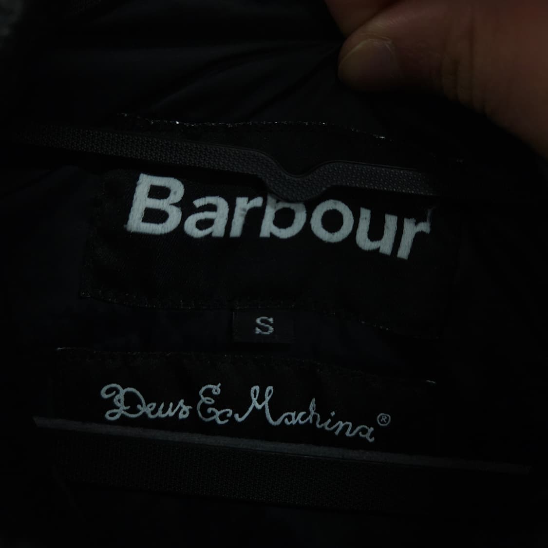 데우스 x 바버 퀼팅 자켓 S 상품이미지6