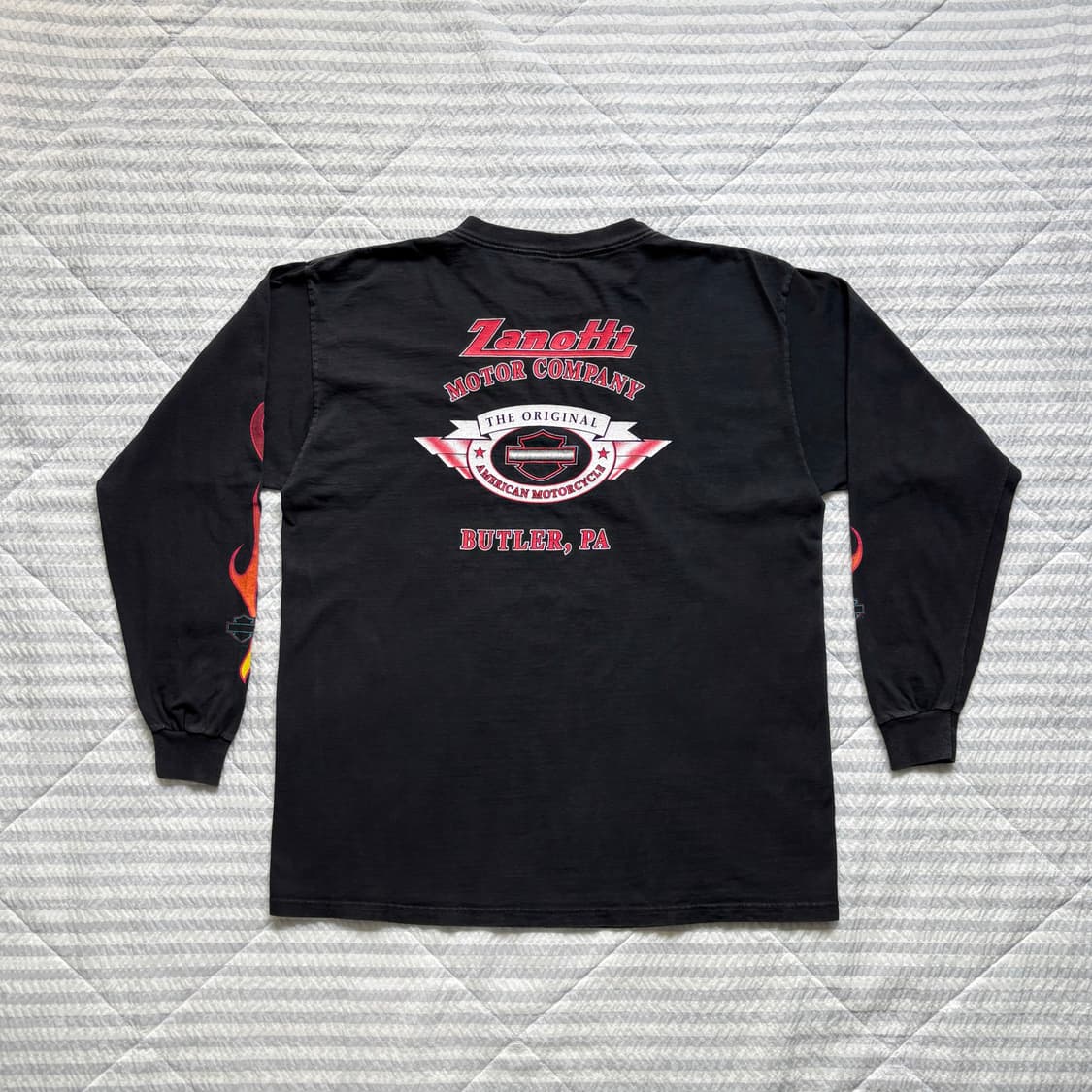 90s 빈티지 할리데이비슨 플레임 롱슬리브 티셔츠 상품이미지2