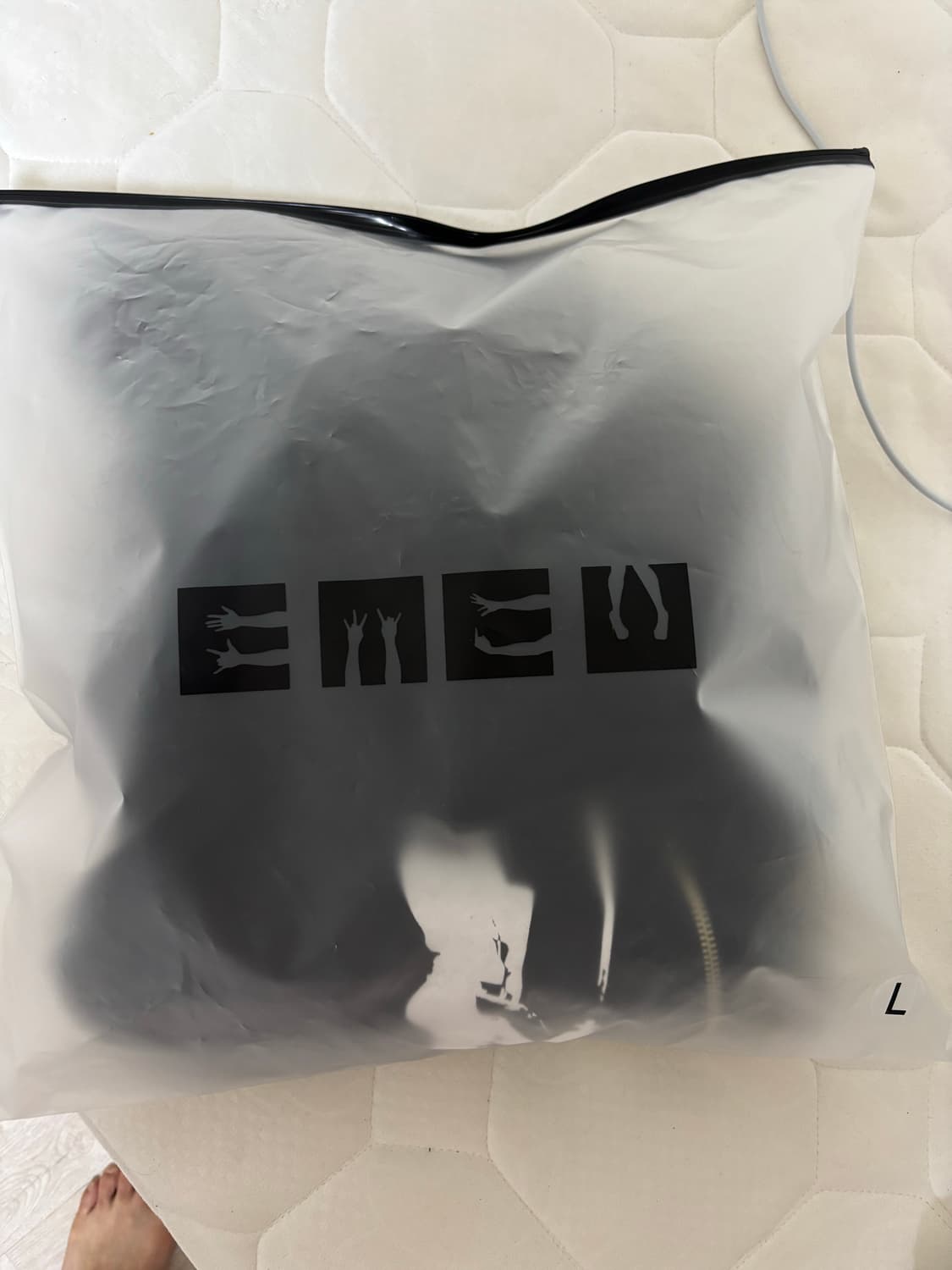 Emew 퍼 후드 집업 L 상품이미지3