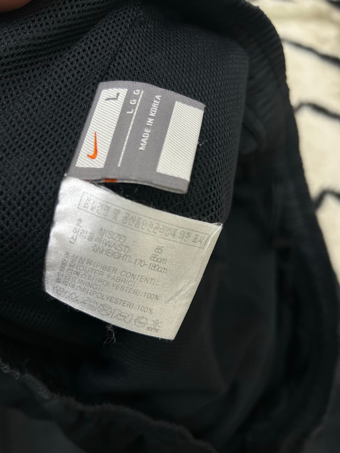 [L]나이키 00s 스우시 우븐팬츠/블랙 상품이미지5