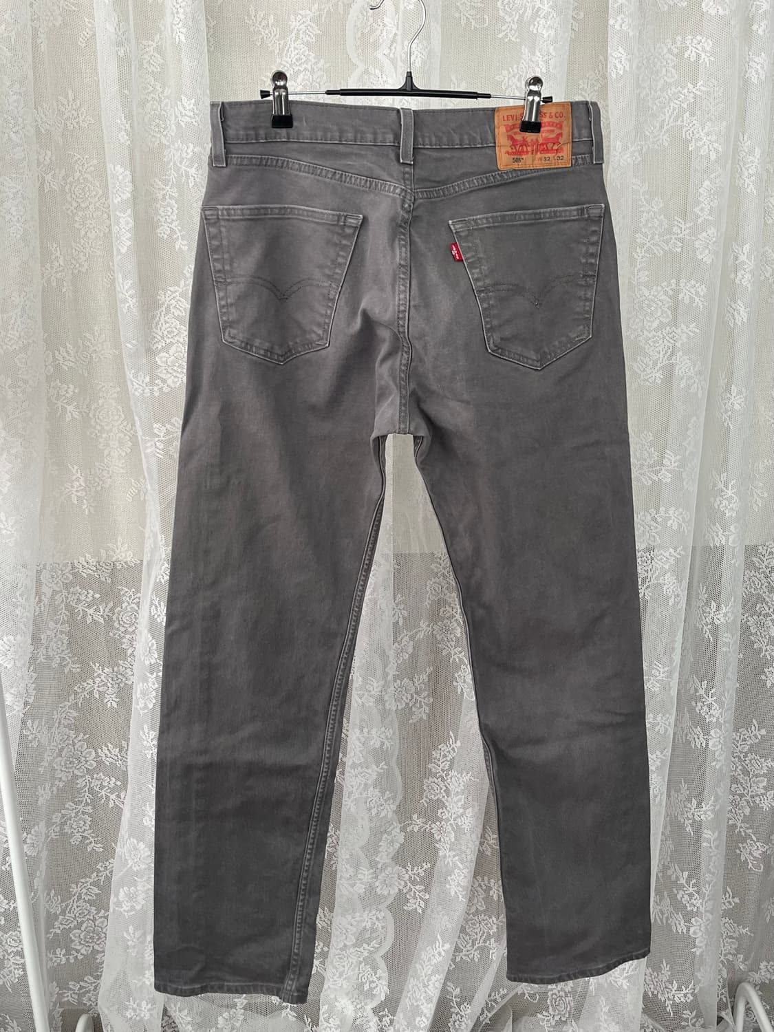 32) 리바이스 505 그레이 데님 팬츠 상품이미지2