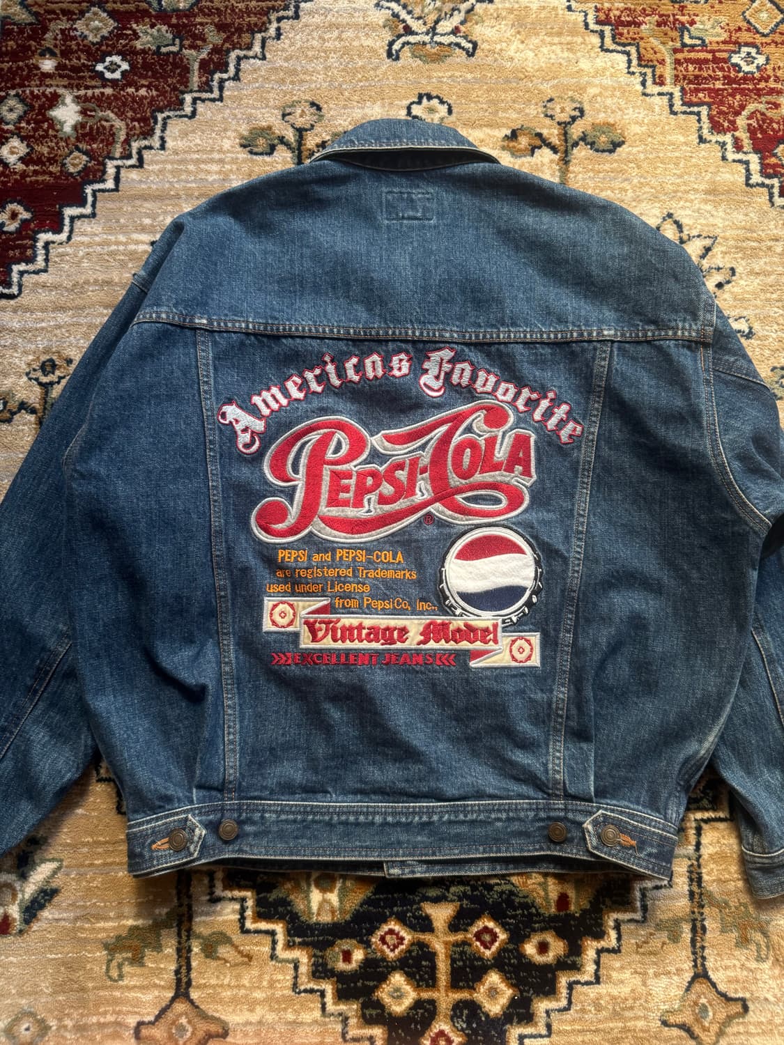 빈티지 Pepsi-Cola denim trucker jacket 상품이미지1