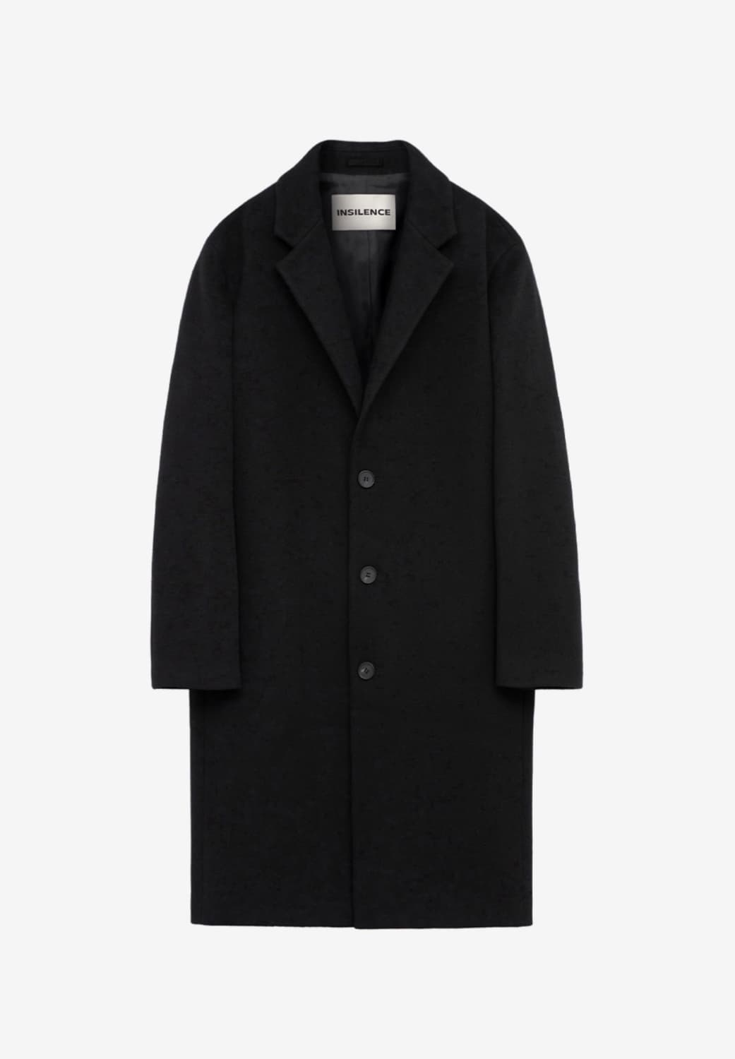 인사일런스 솔리스트 캐시미어 코트 블랙 상품이미지1