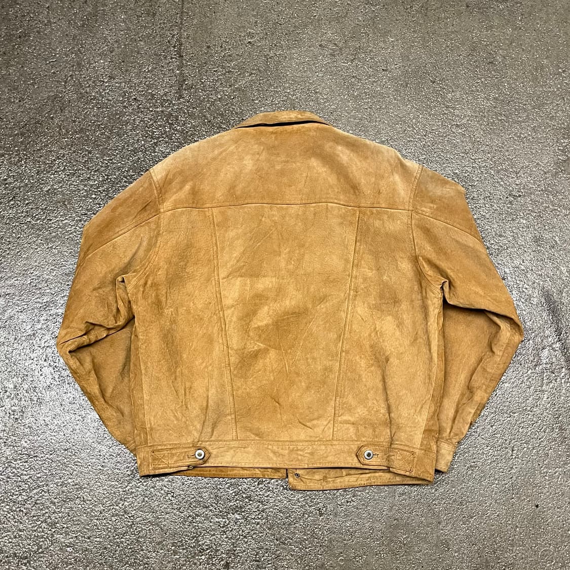 90s 빈티지 가죽 트러커 자켓 (105-110) 상품이미지2