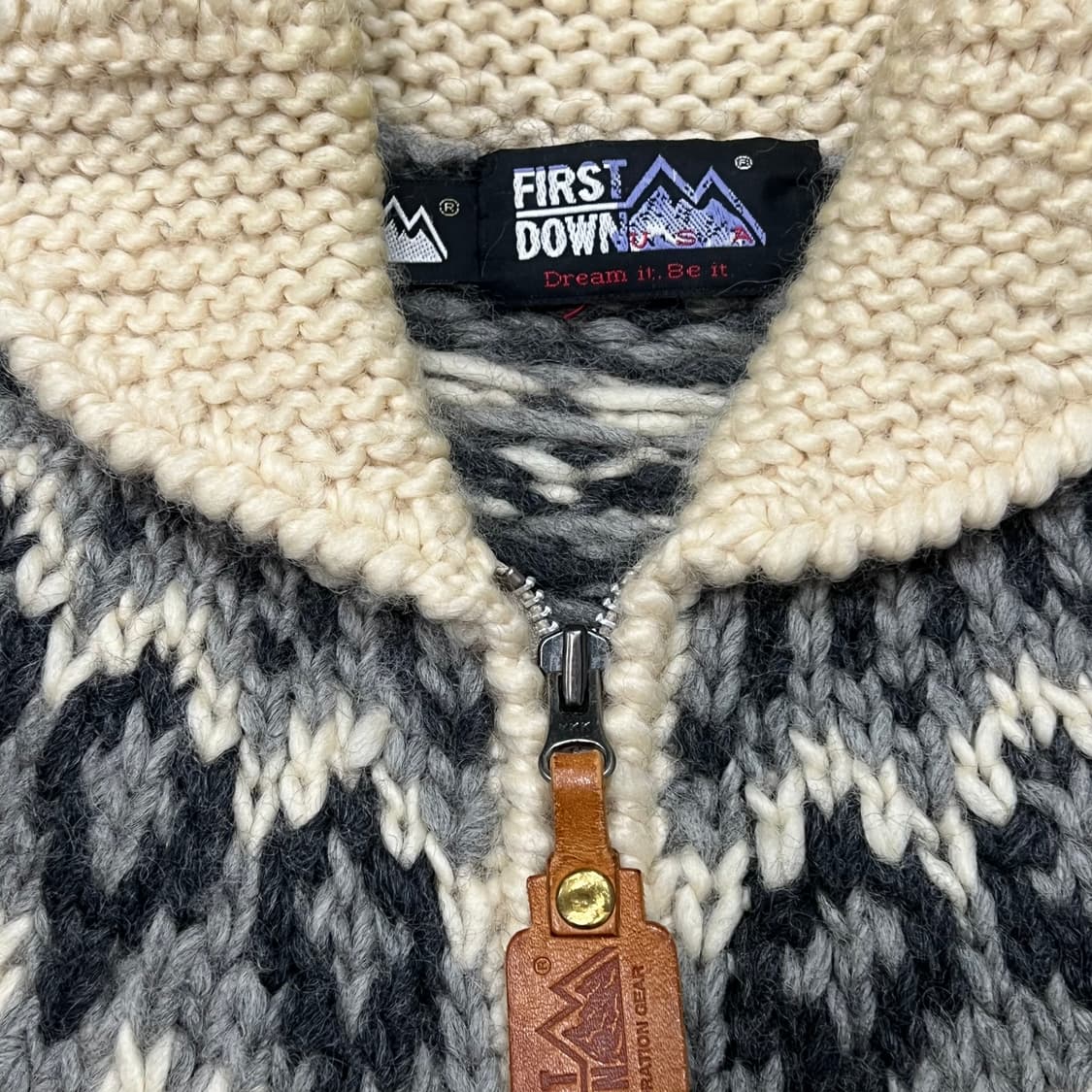 [100] 퍼스트다운 해비울니트집업 상품이미지3