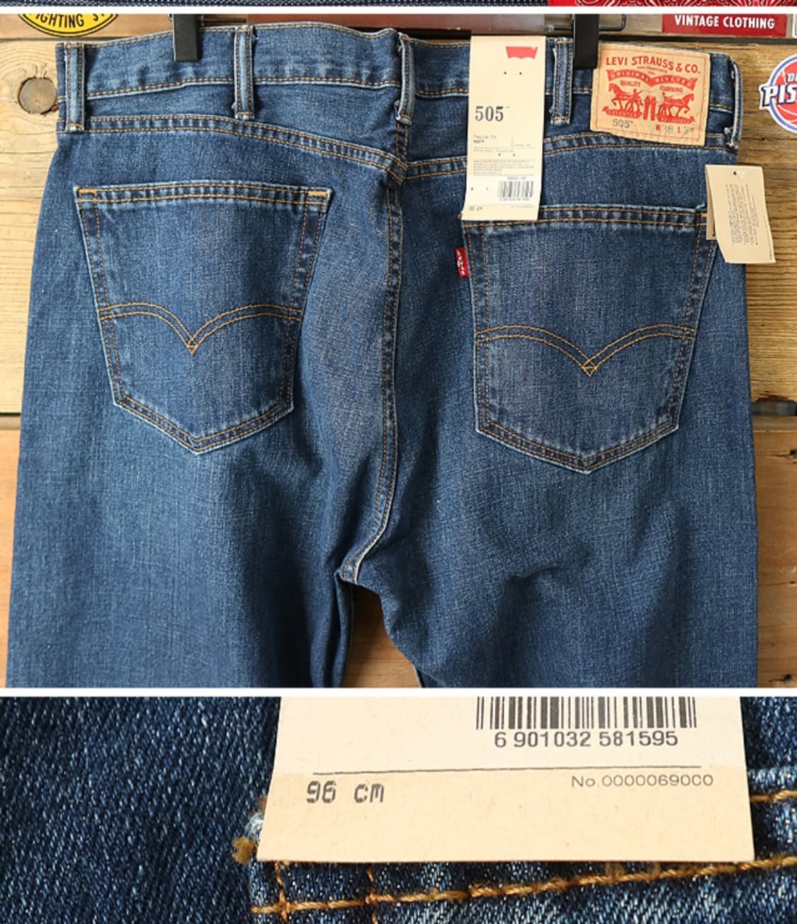 LEVIS 리바이스 505 데님 38사이즈 새제품 상품이미지5