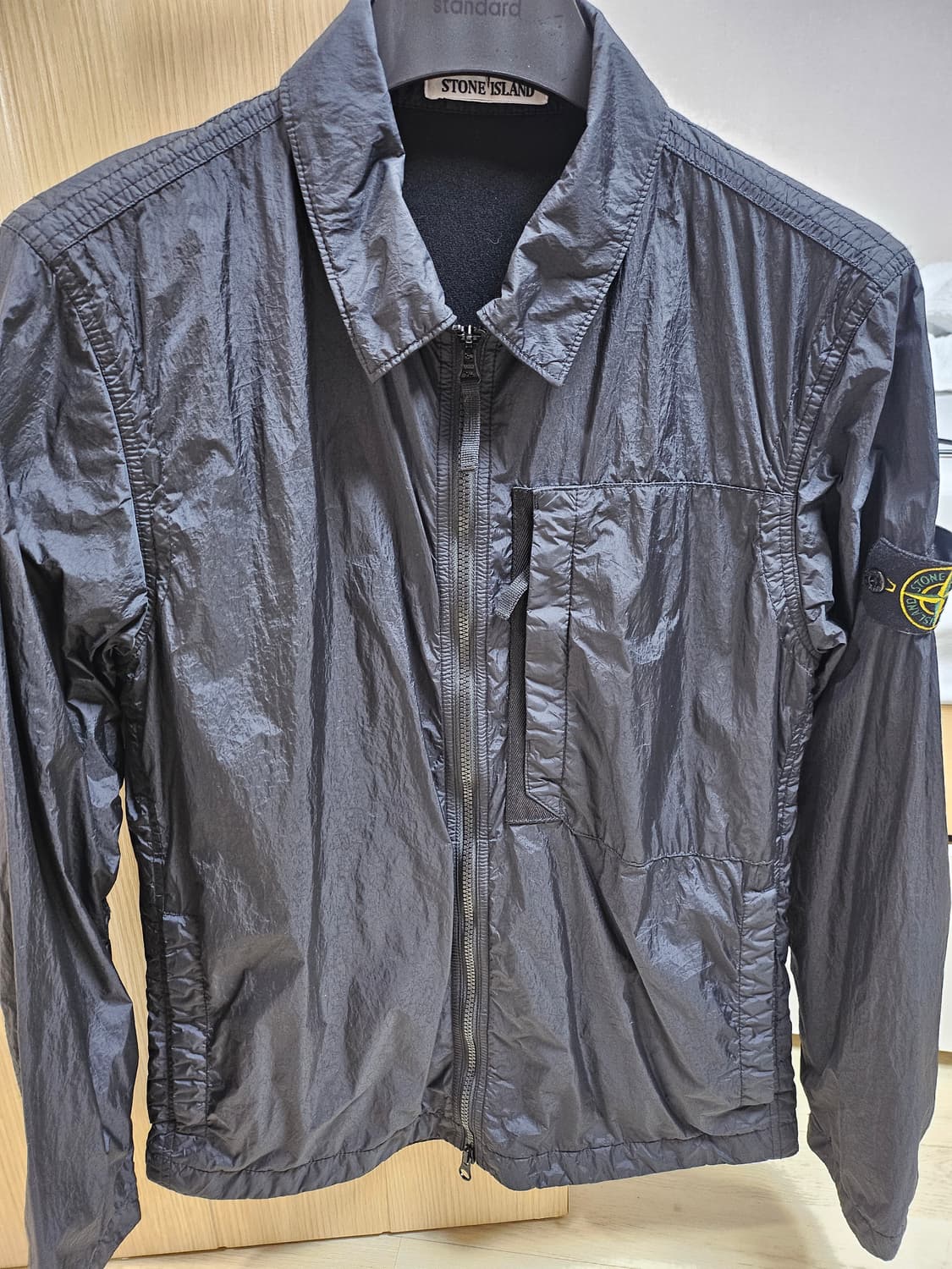 [M] 23FW 크링클랩스 나일론 오버셔츠 상품이미지1