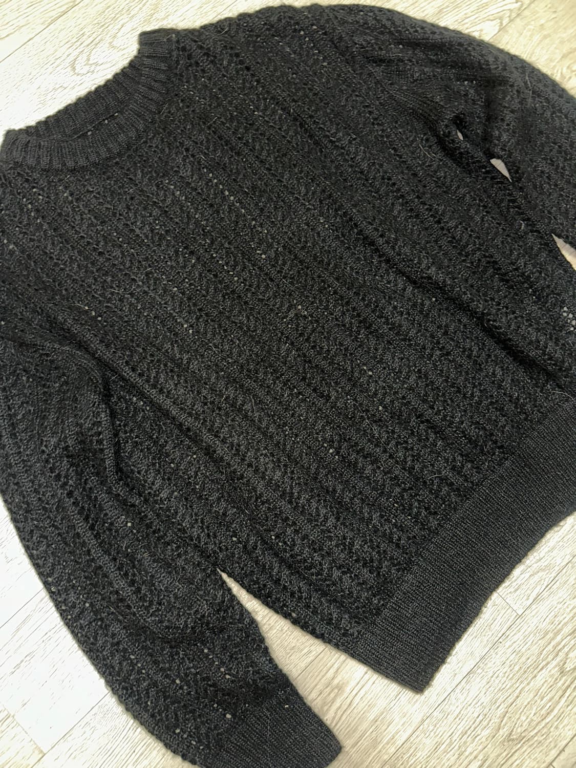 유스 블랙 니트 상품이미지3