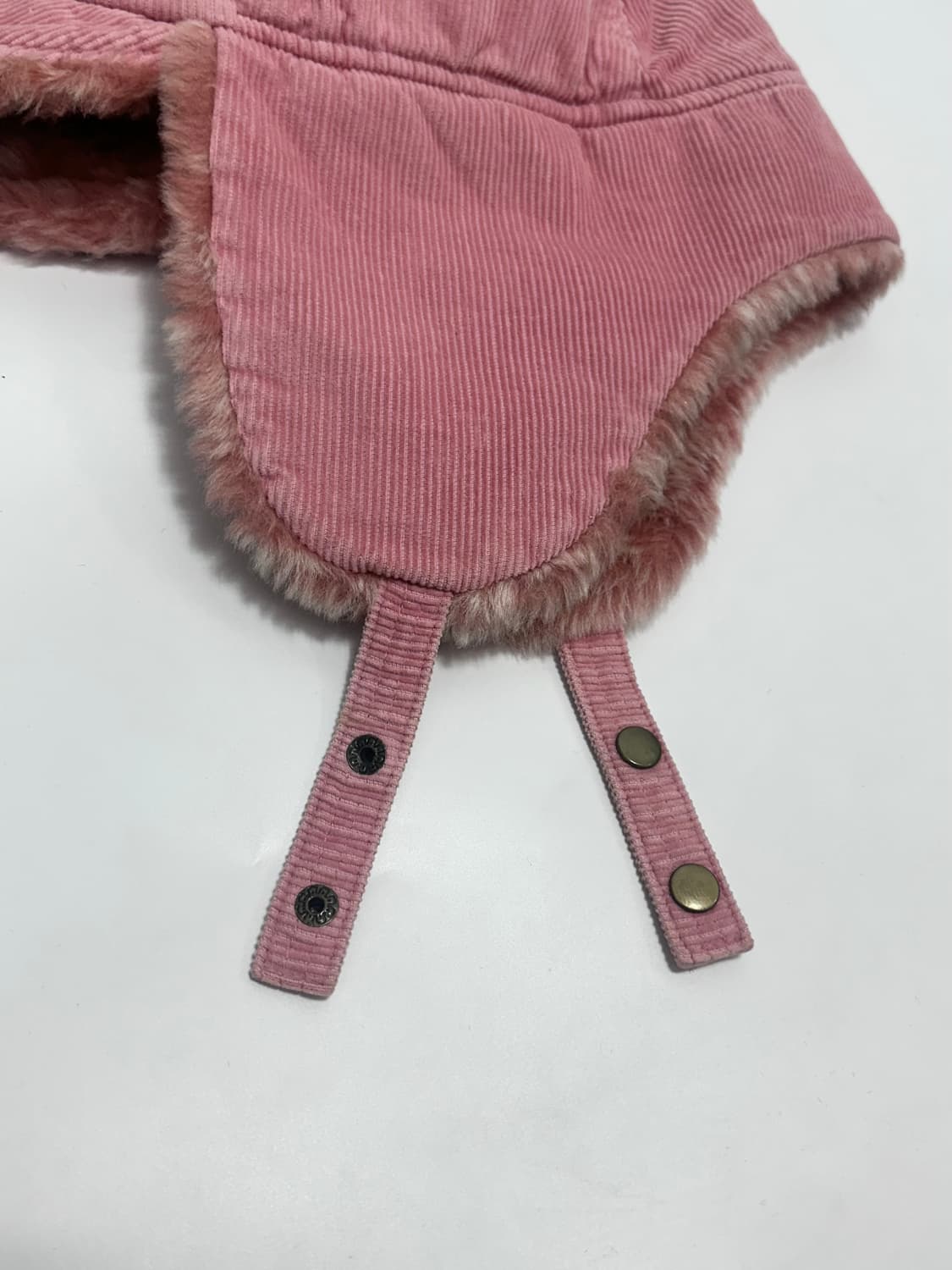 빈티지 핑크 코듀로이 트루퍼햇 상품이미지5