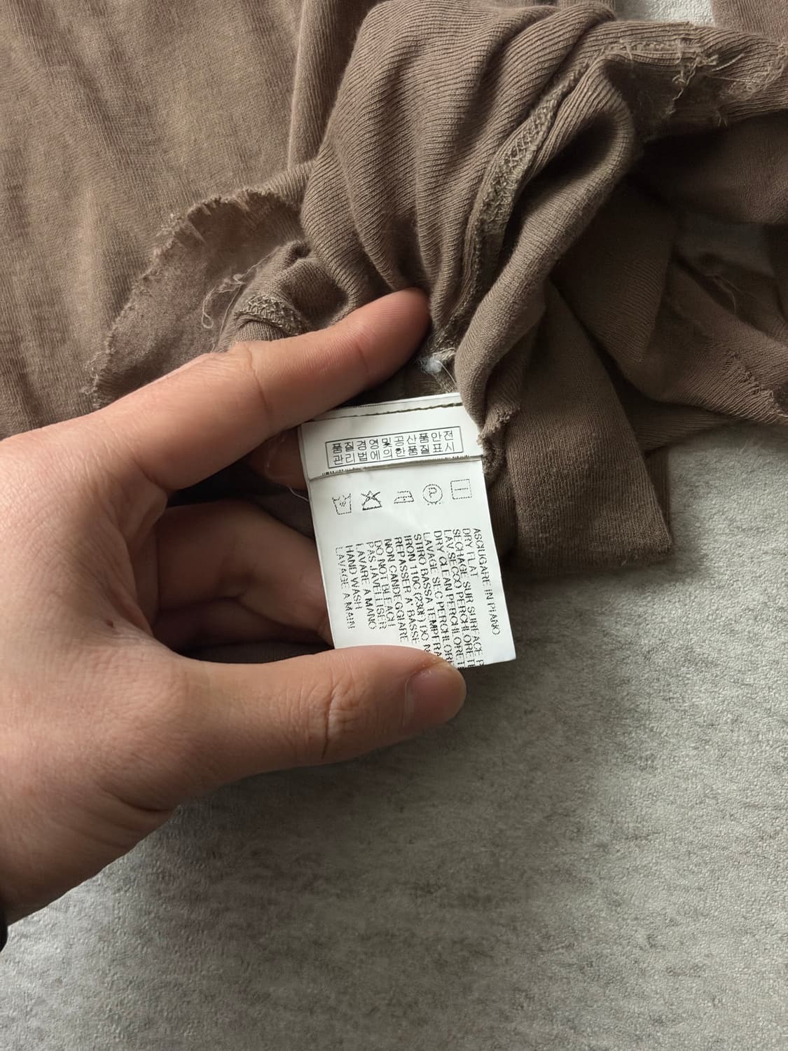 릭오웬스 컷오프 롱슬리브  상품이미지7