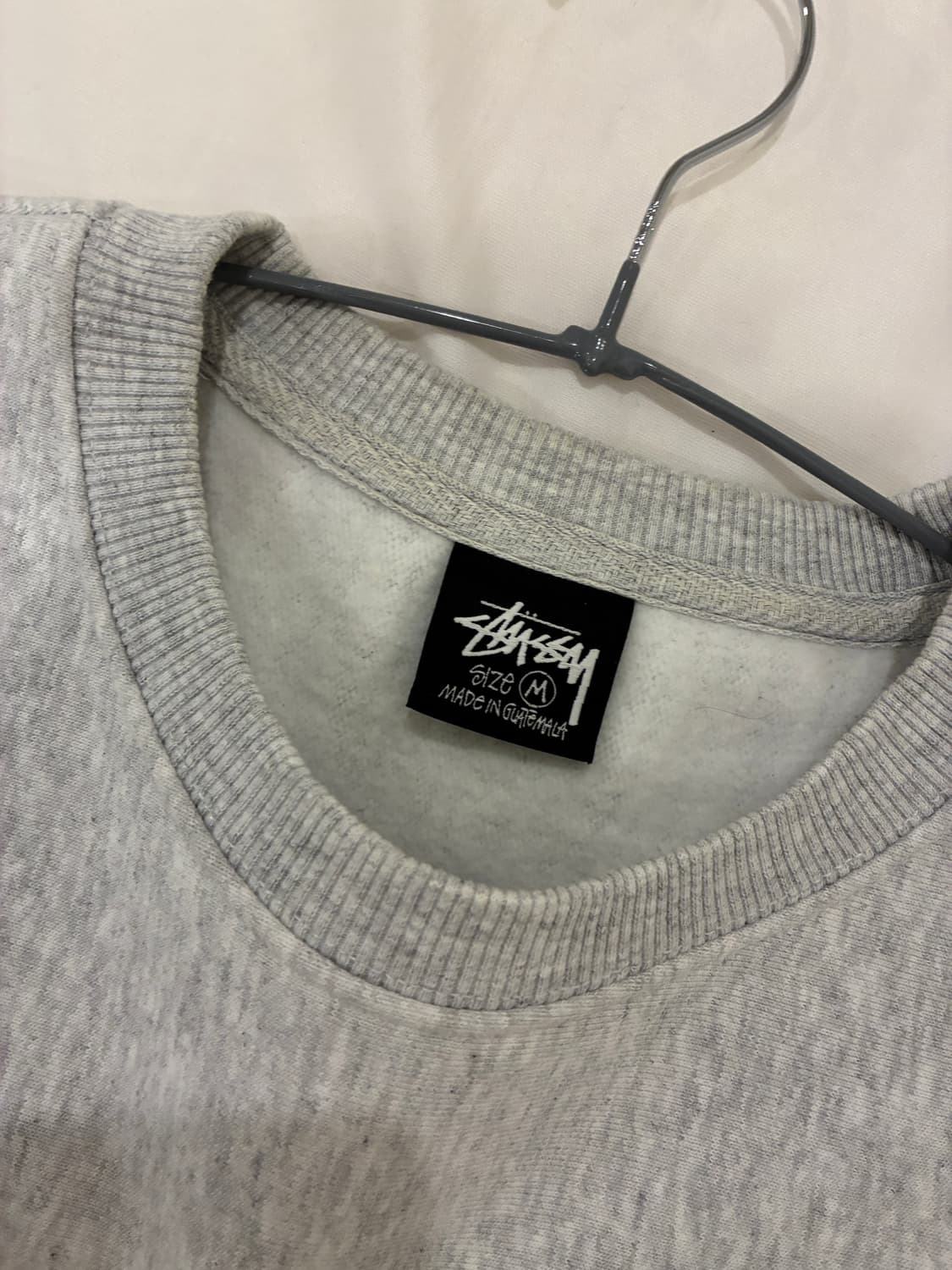 스투시 베이직 크루넥 맨투맨 애쉬 헤더 상품이미지5