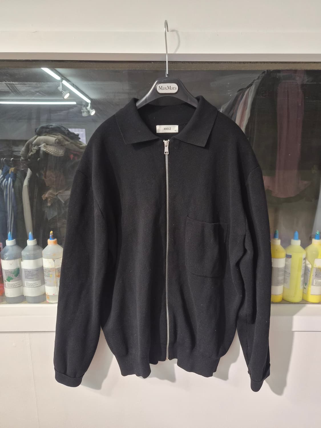 105) ANDZ 앤드지 니트 집업 팝니다 상품이미지1